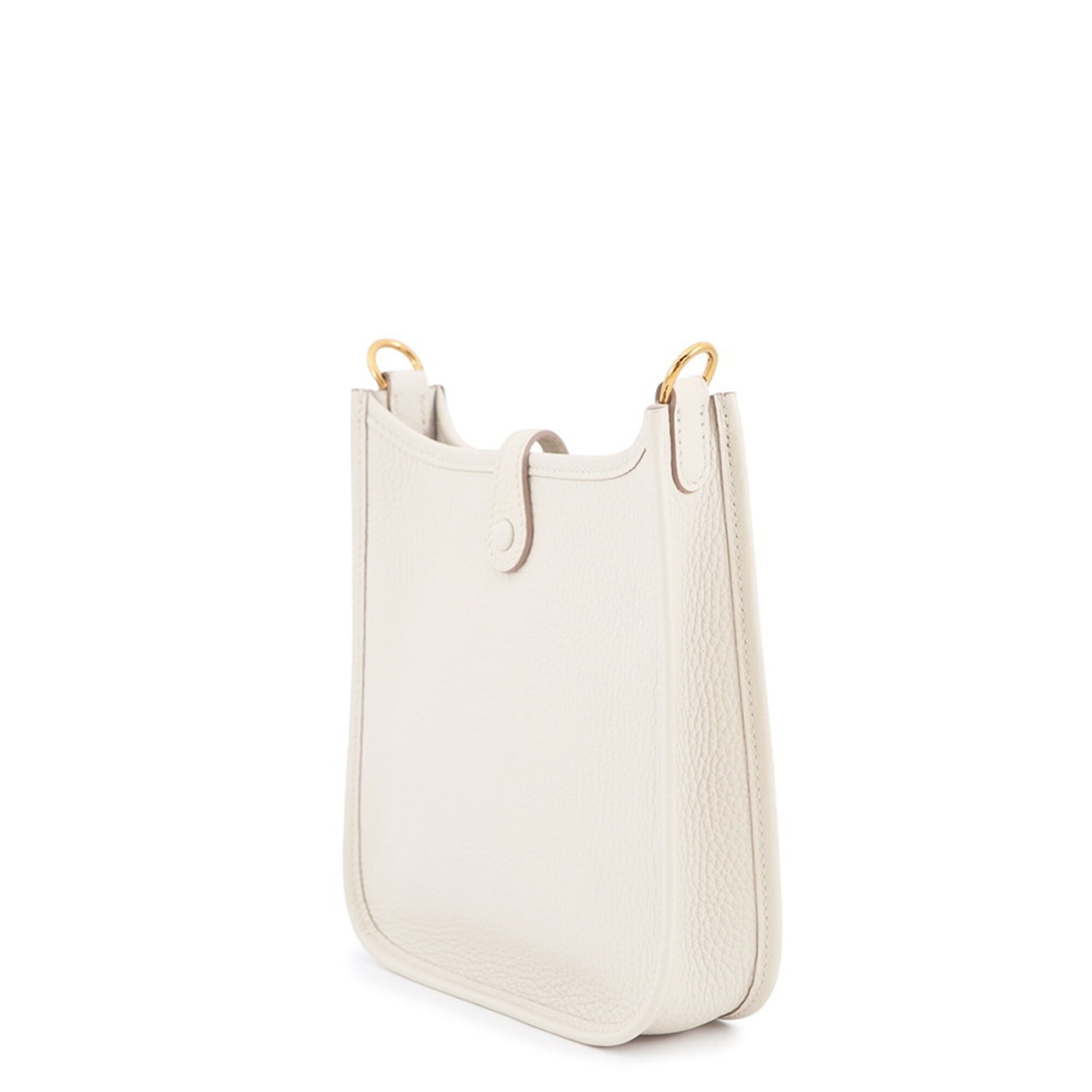 Hermes Evelyne Gold Taurillon Clemence Leather Handbag (Pre-Owned)