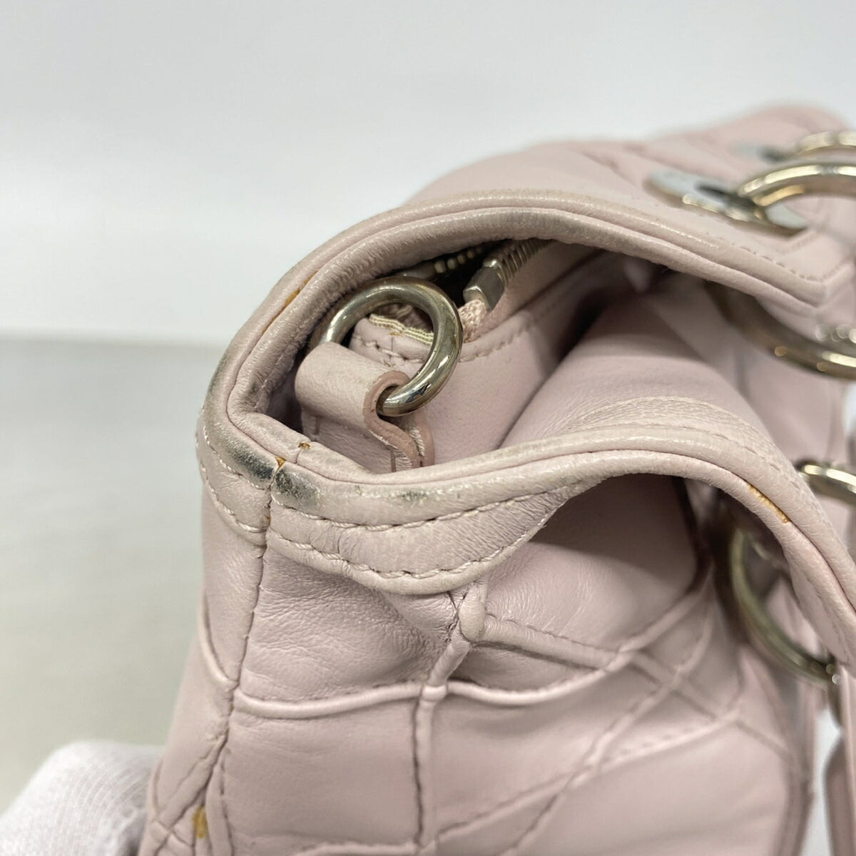 Christian Dior Pink Leather Handbag (Pre-Owned)