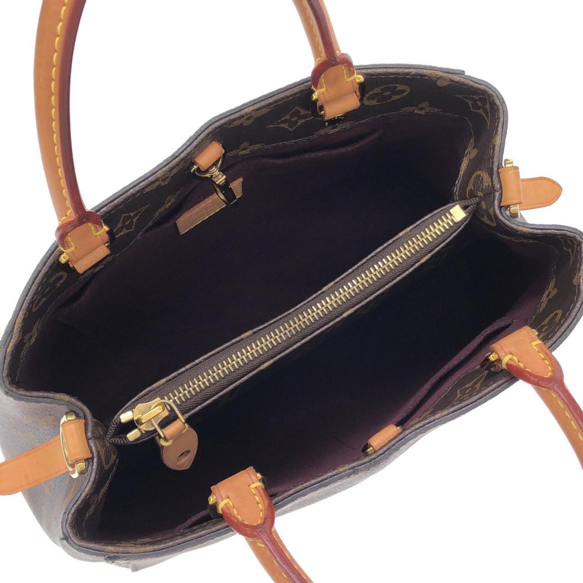 Louis Vuitton Marron Coated Canvas Handbag (Pre-Owned)