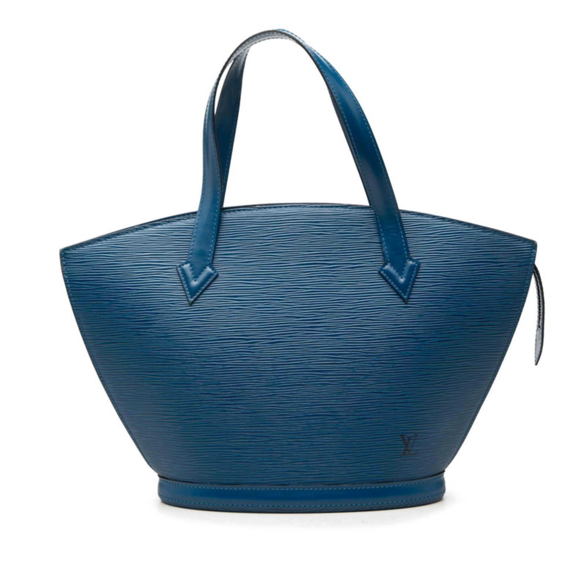Louis Vuitton Epi Toledo Blue Leather Handbag (Pre-Owned)