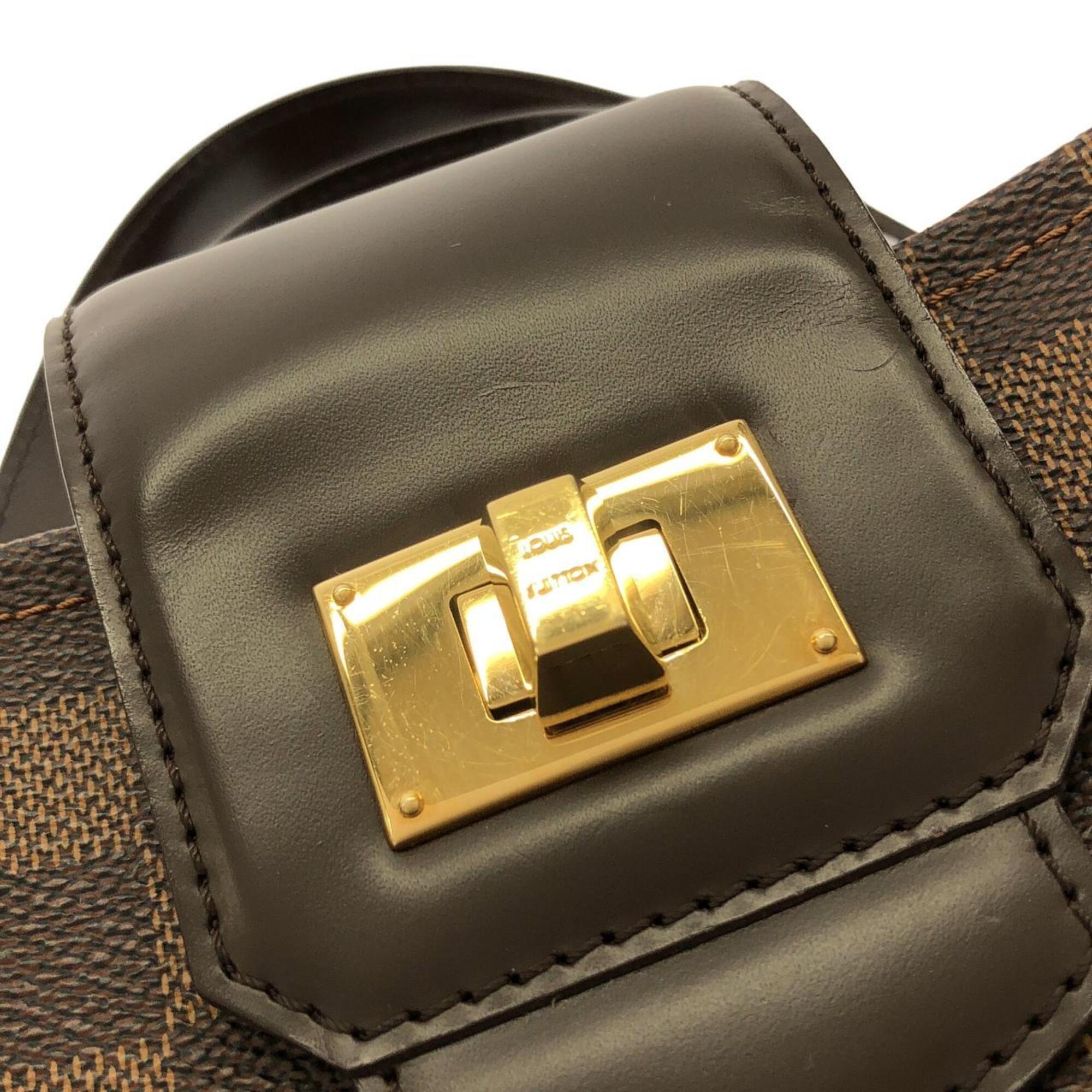 Louis Vuitton Brown Coated Canvas Handbag (Pre-Owned)