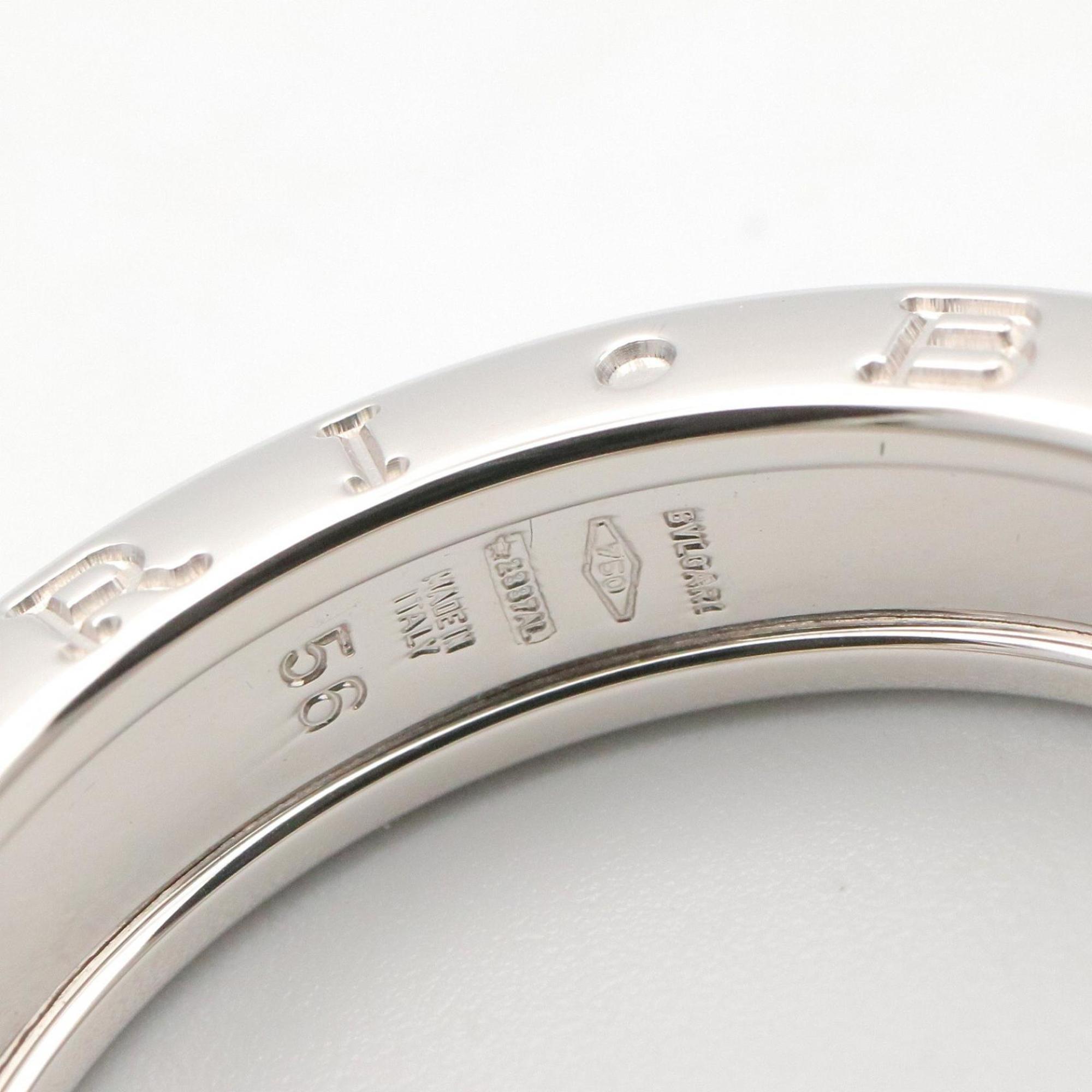 Bvlgari Silver White Gold (18K) Band Ring (Pre-Owned)