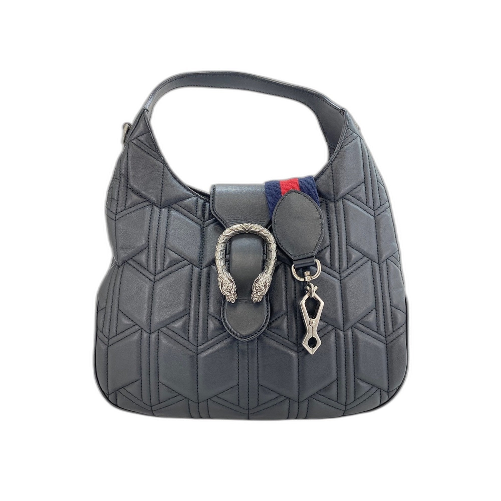 Gucci Black Leather Shoulder Bag (Pre-Owned)