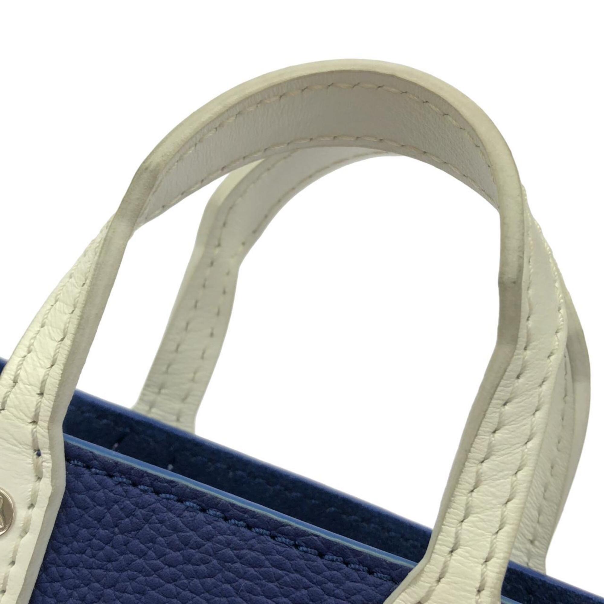 Louis Vuitton Blue Leather Handbag (Pre-Owned)