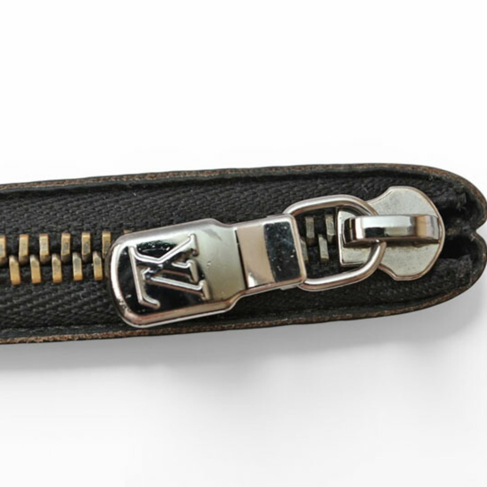 Louis Vuitton Monogram Eclipse Black Gray Monogram Eclipse Coin Purse/Coin Case (Pre-Owned)