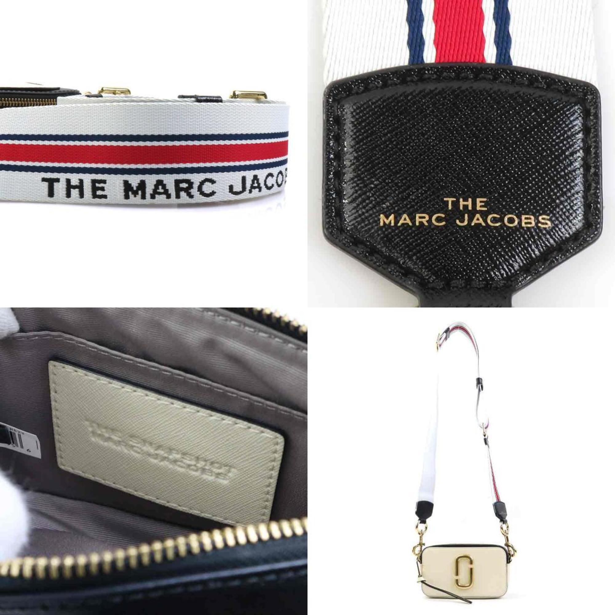 Marc Jacobs Black Ivory Coated Canvas Shoulder Bag (Pre-Owned)