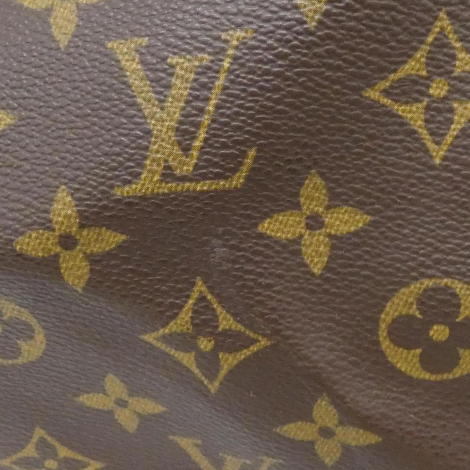 Louis Vuitton Brown Coated Canvas Boston Bag (Pre-Owned)