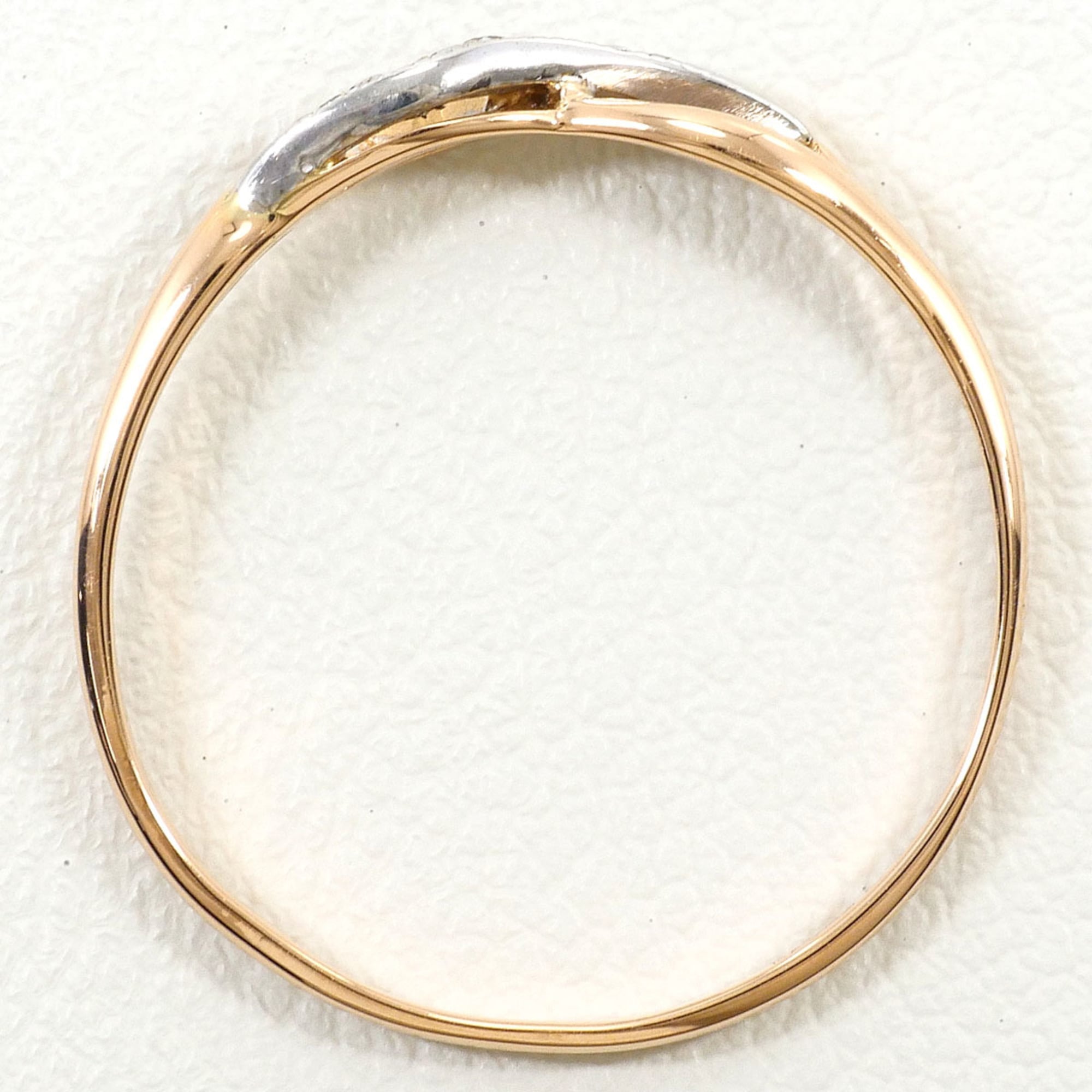Unbranded Pink Gold White Gold Pink Gold (14K) White Gold (14K) Band Ring (Pre-Owned)