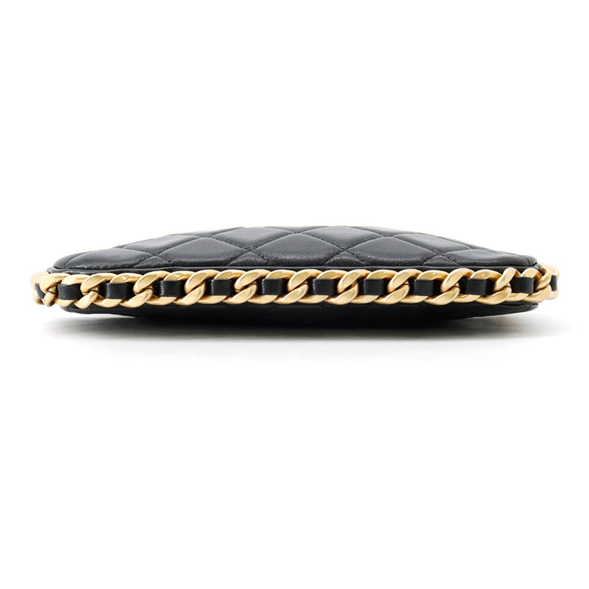 Chanel Black Leather Shoulder Bag (Pre-Owned)