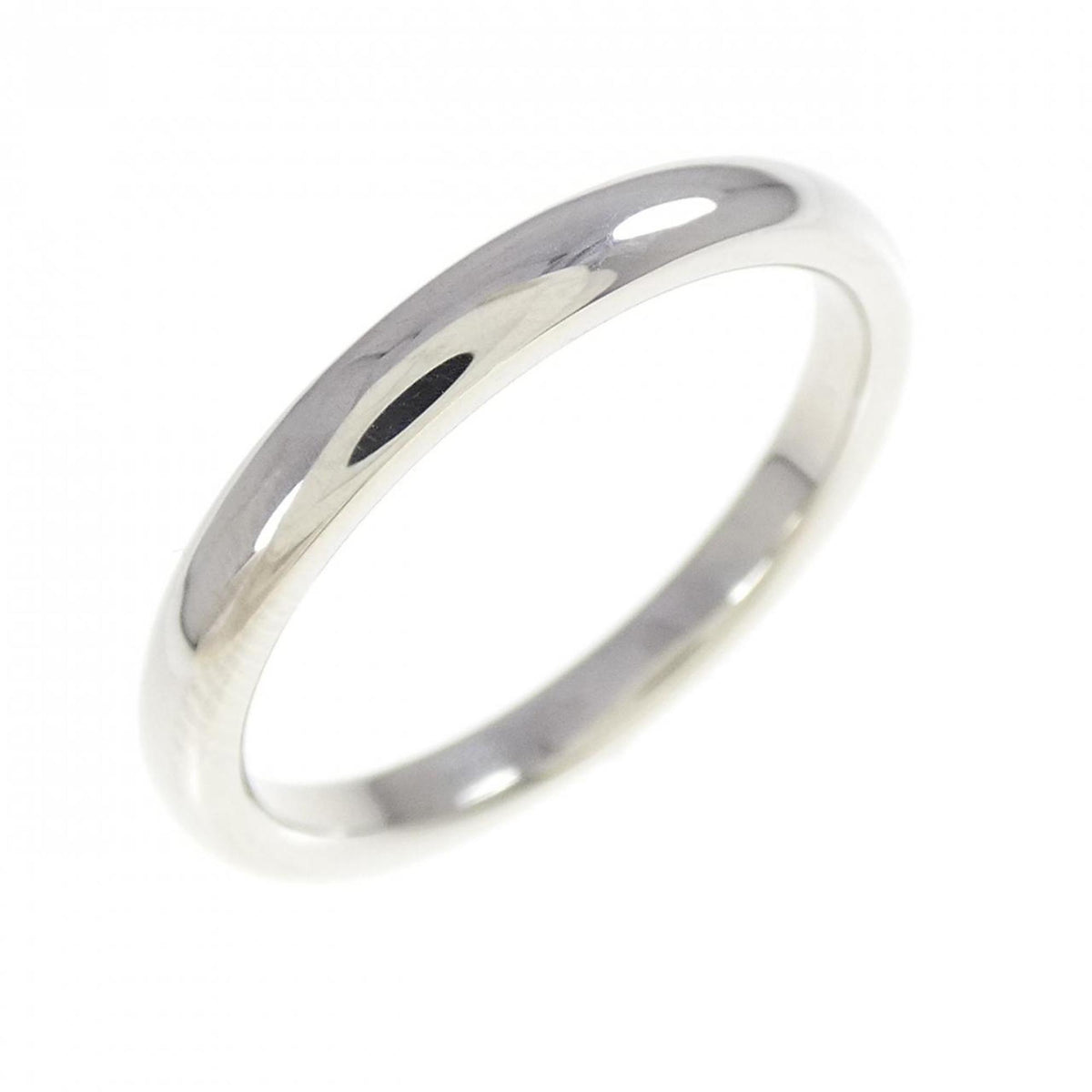 Tiffany Platinum Platinum 950 Band Ring (Pre-Owned)