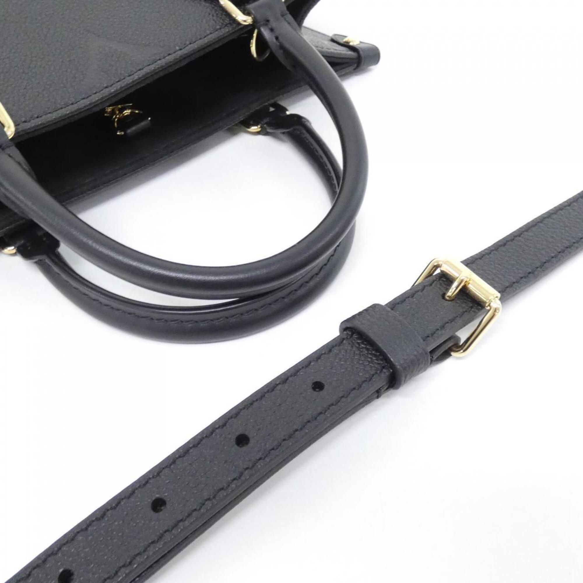 Louis Vuitton Monogram Empreinte Black Leather Handbag (Pre-Owned)
