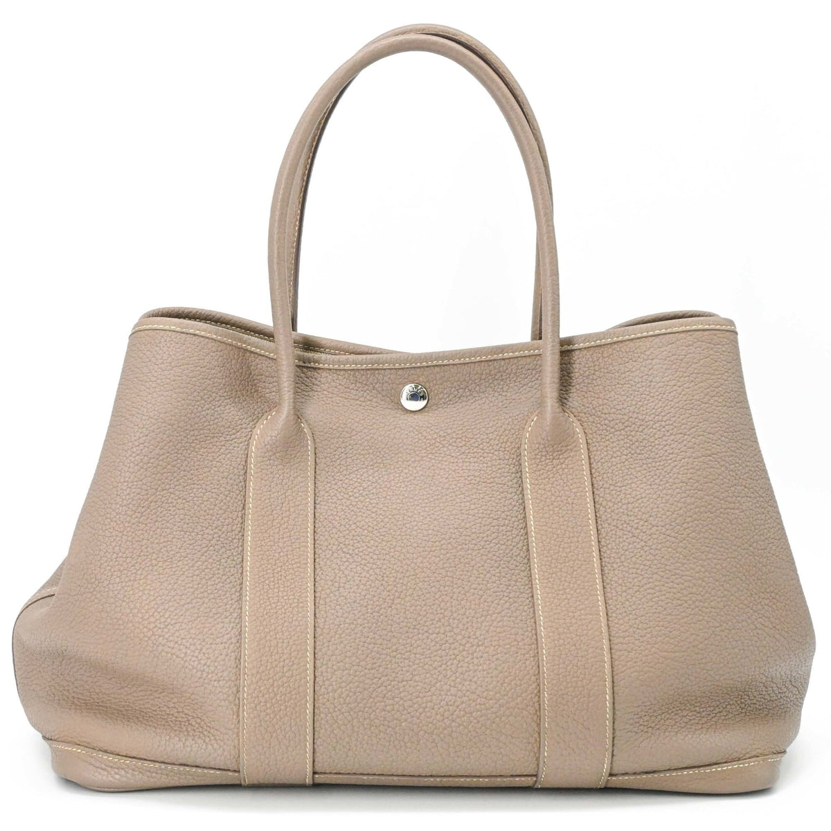 Hermes Etoupe Gray Negonda Leather Tote Bag (Pre-Owned)