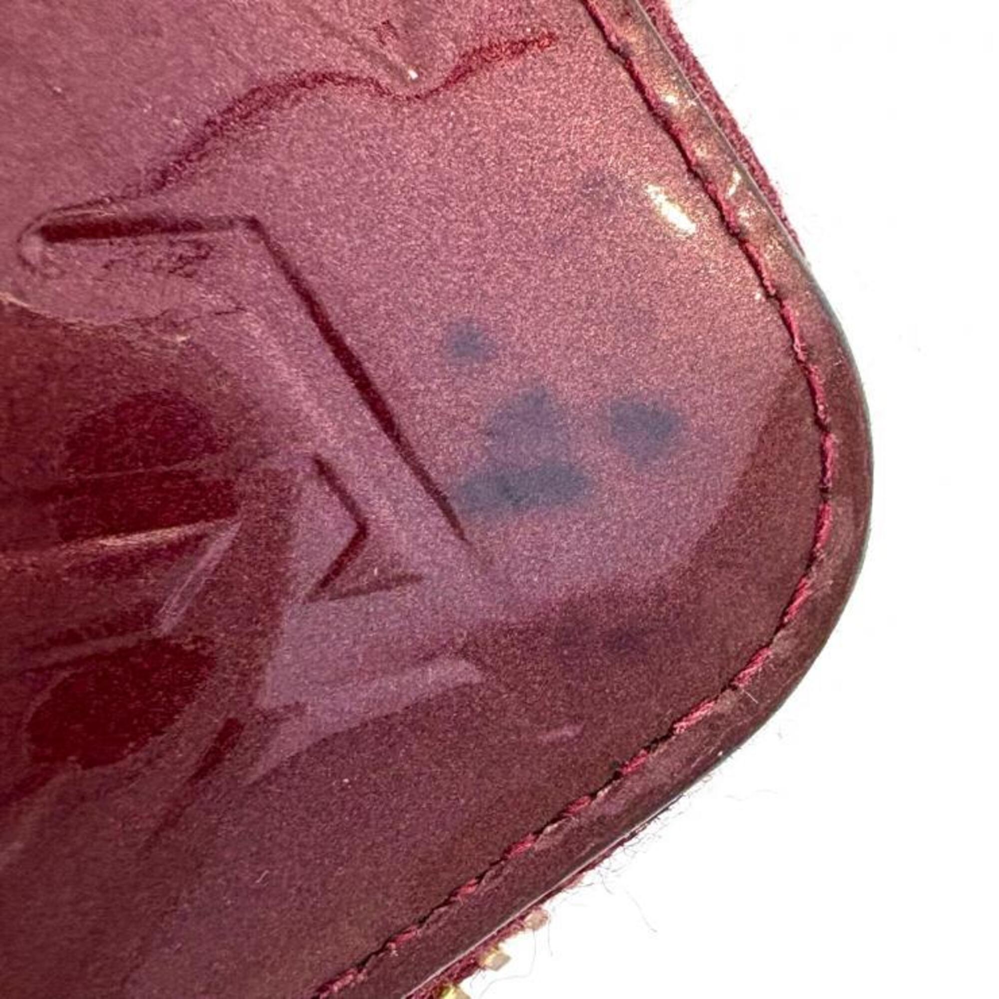 Louis Vuitton Rouge Fauviste Monogram Vernis Long Wallet (Bi-Fold) (Pre-Owned)