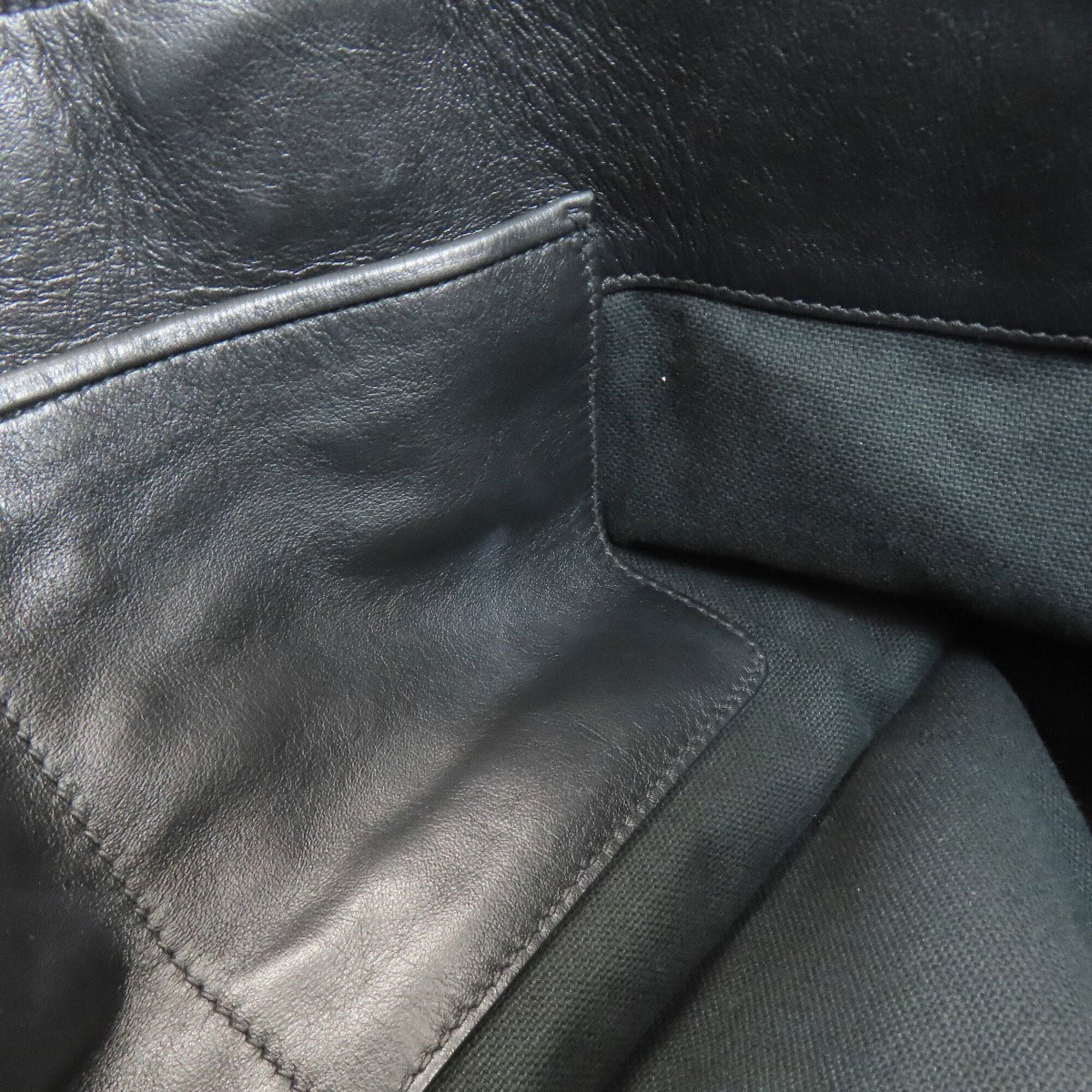 Miu Miu Black Leather Tote Bag (Pre-Owned)
