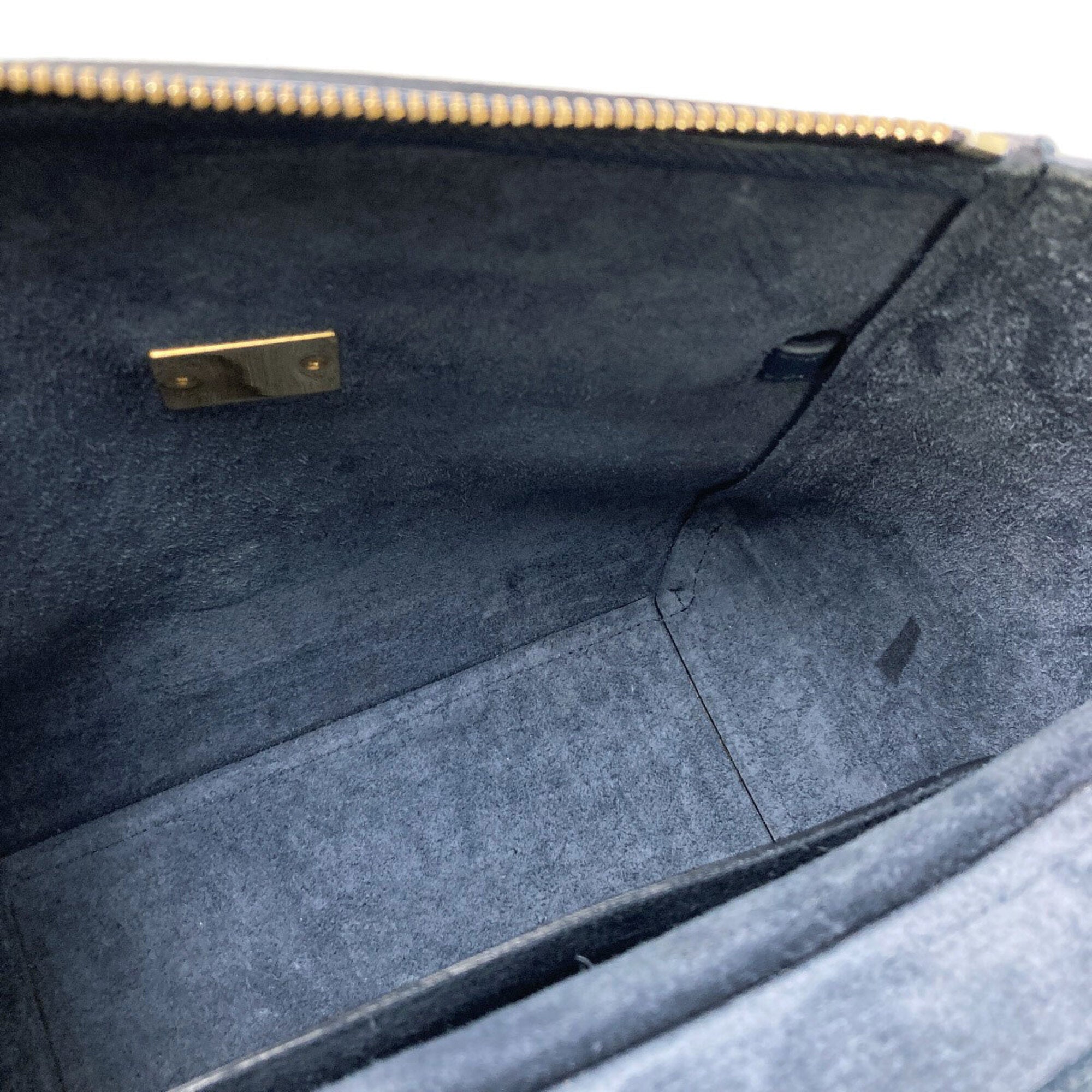 Celine Navy Leather Handbag (Pre-Owned)