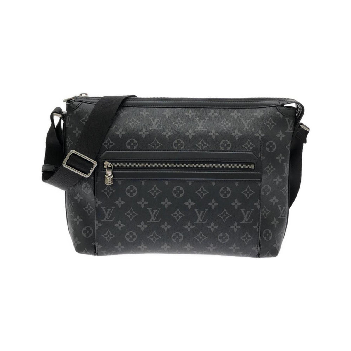 Louis Vuitton Black Coated Canvas Shoulder Bag (Pre-Owned)