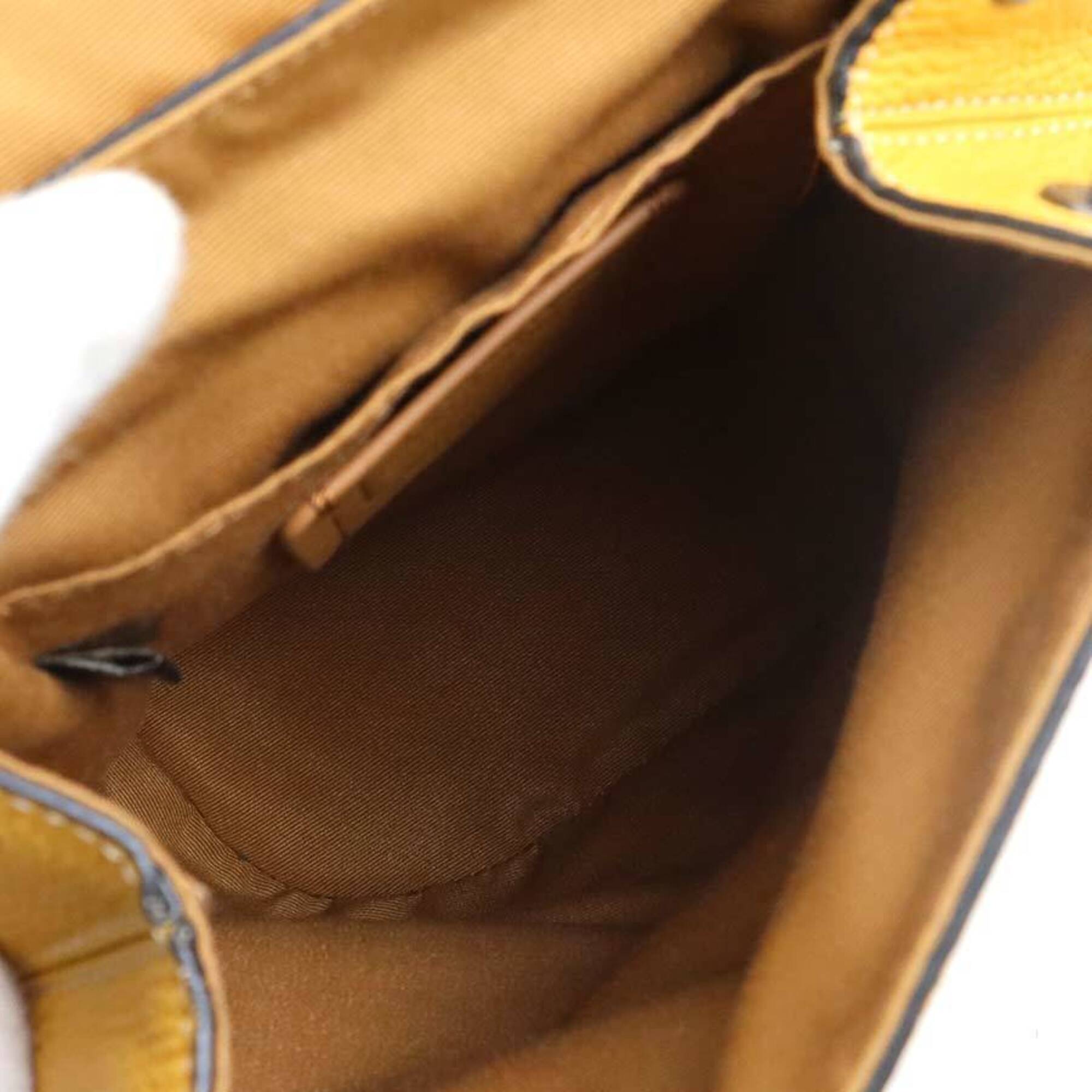 Coach Yellow Leather Sling Bag (Pre-Owned)