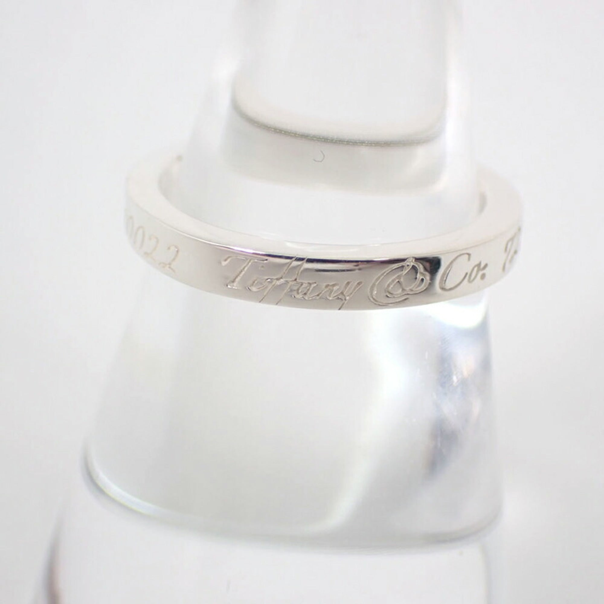 Tiffany Sterling Silver 925 Band Ring (Pre-Owned)