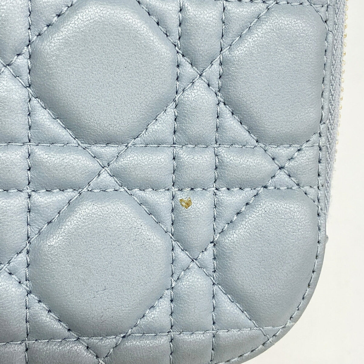 Christian Dior Blue Leather Shoulder Bag (Pre-Owned)