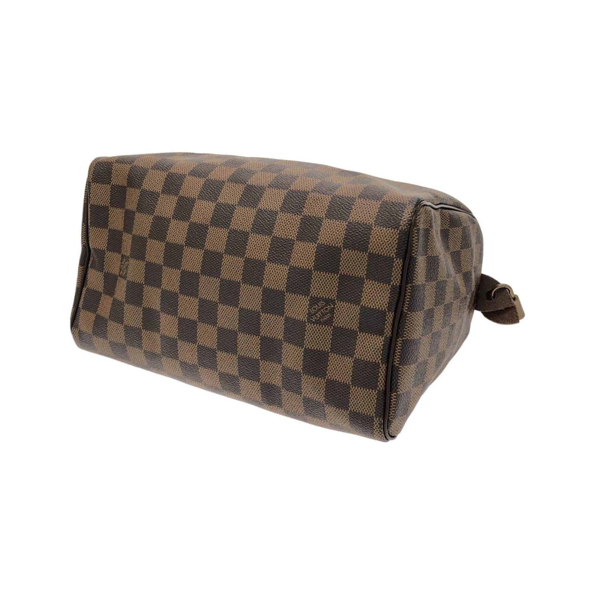 Louis Vuitton Brown Coated Canvas Boston Bag (Pre-Owned)