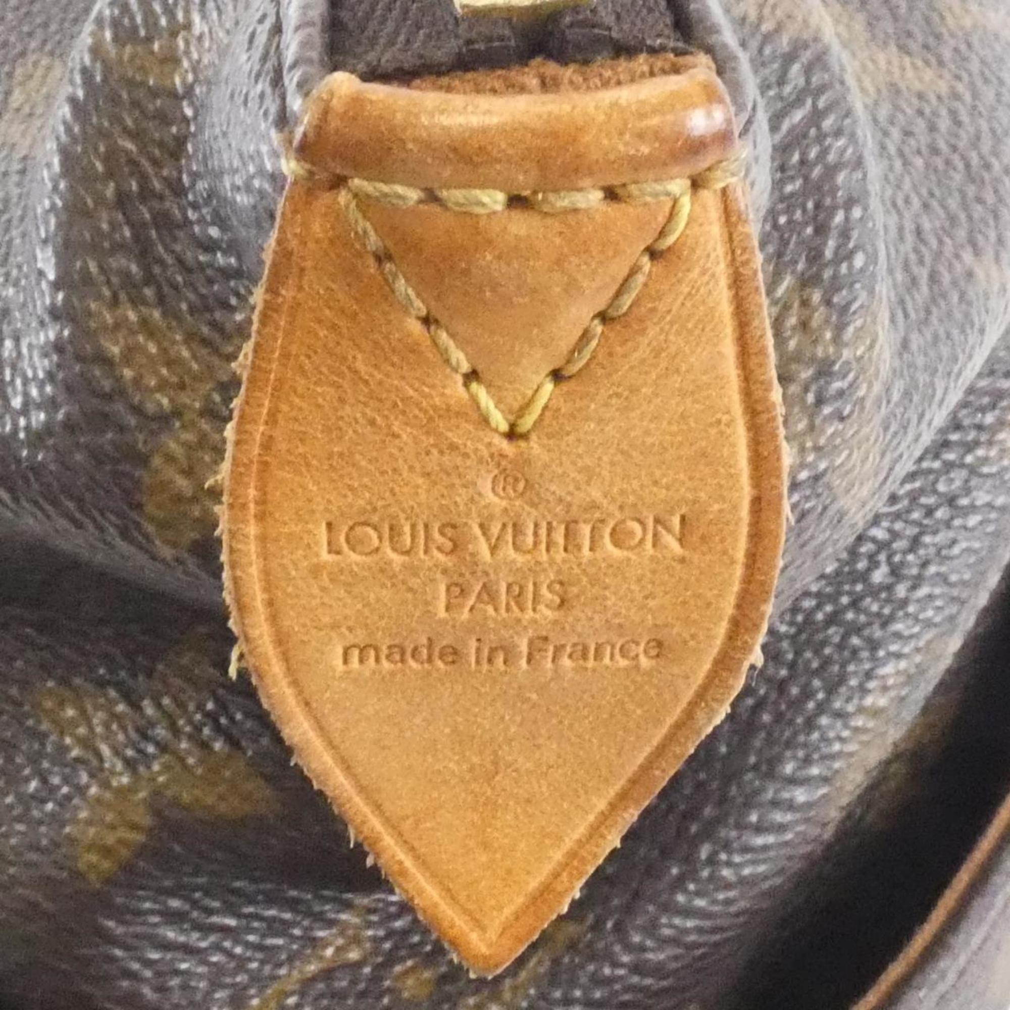 Louis Vuitton Marron Coated Canvas Handbag (Pre-Owned)