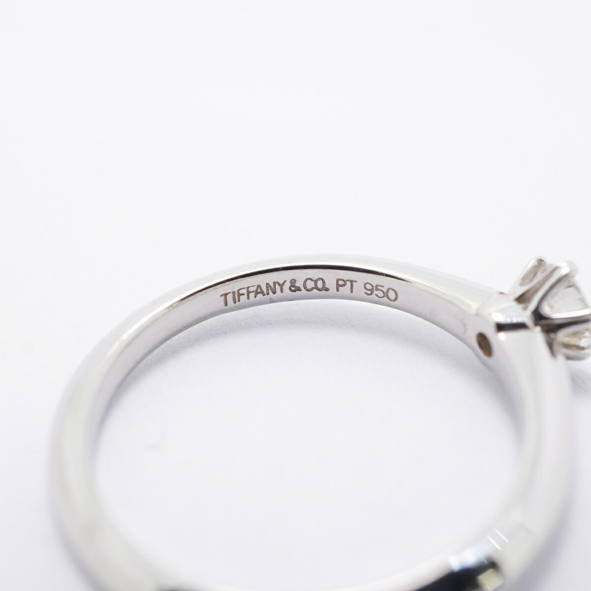 Tiffany Platinum 950 Band Ring (Pre-Owned)