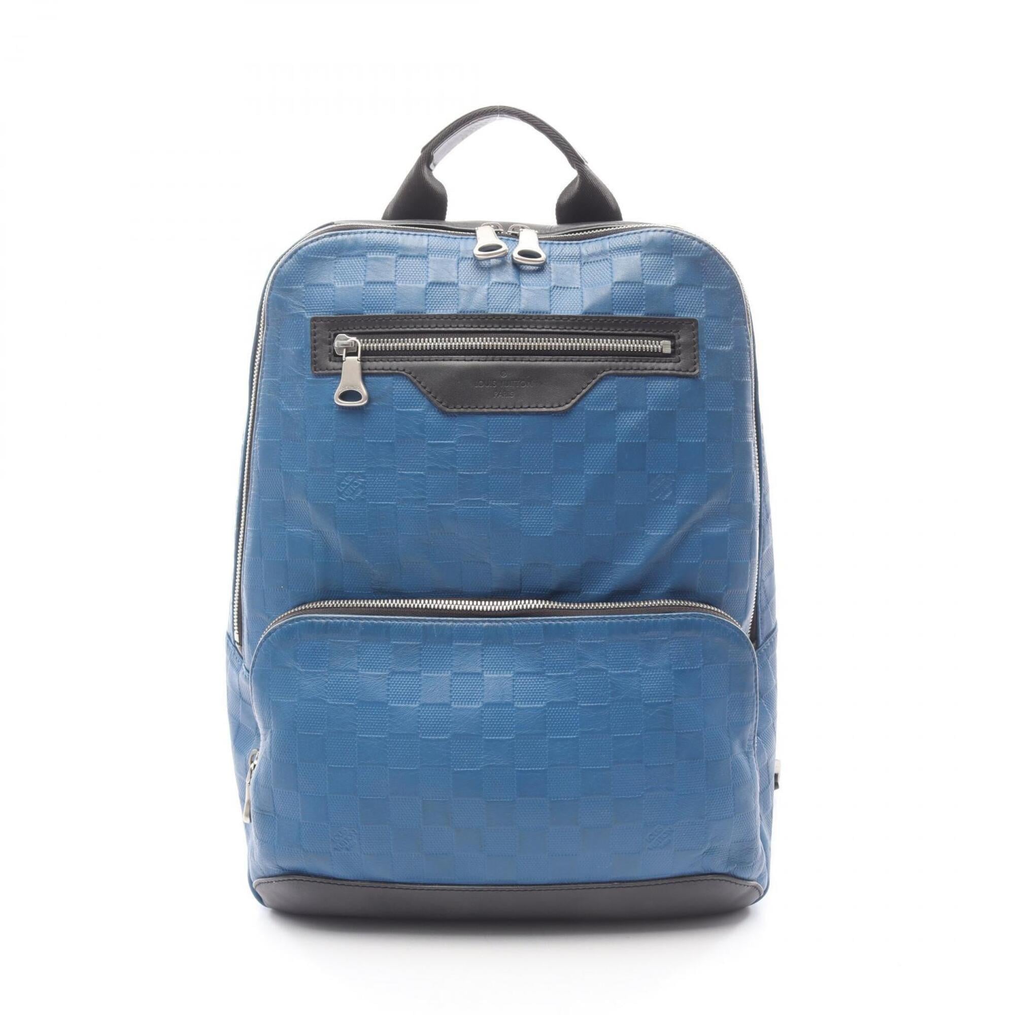 Louis Vuitton Black Blue Infini Damier Infini Backpack (Pre-Owned)