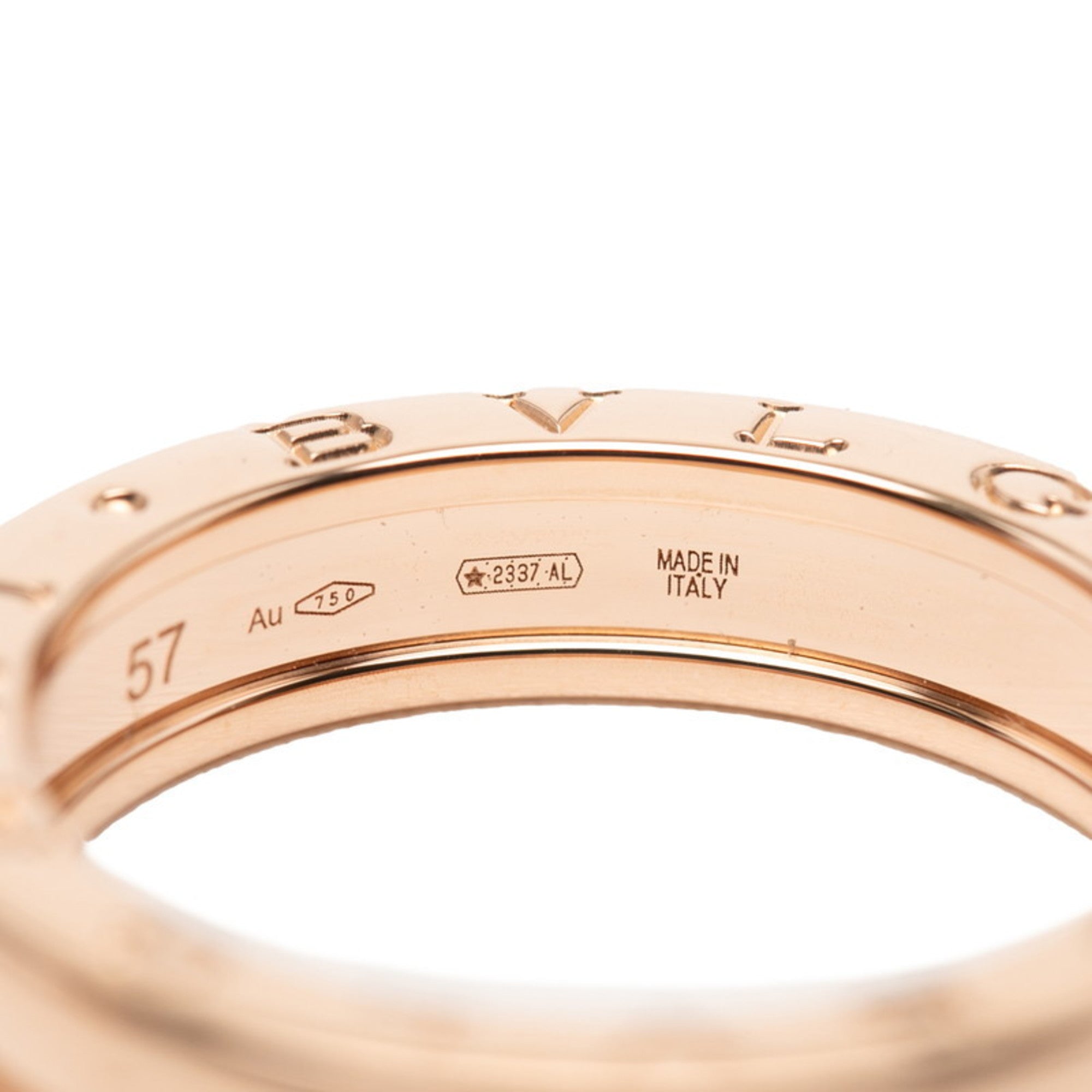 Bvlgari Pink Gold (18K) Band Ring (Pre-Owned)