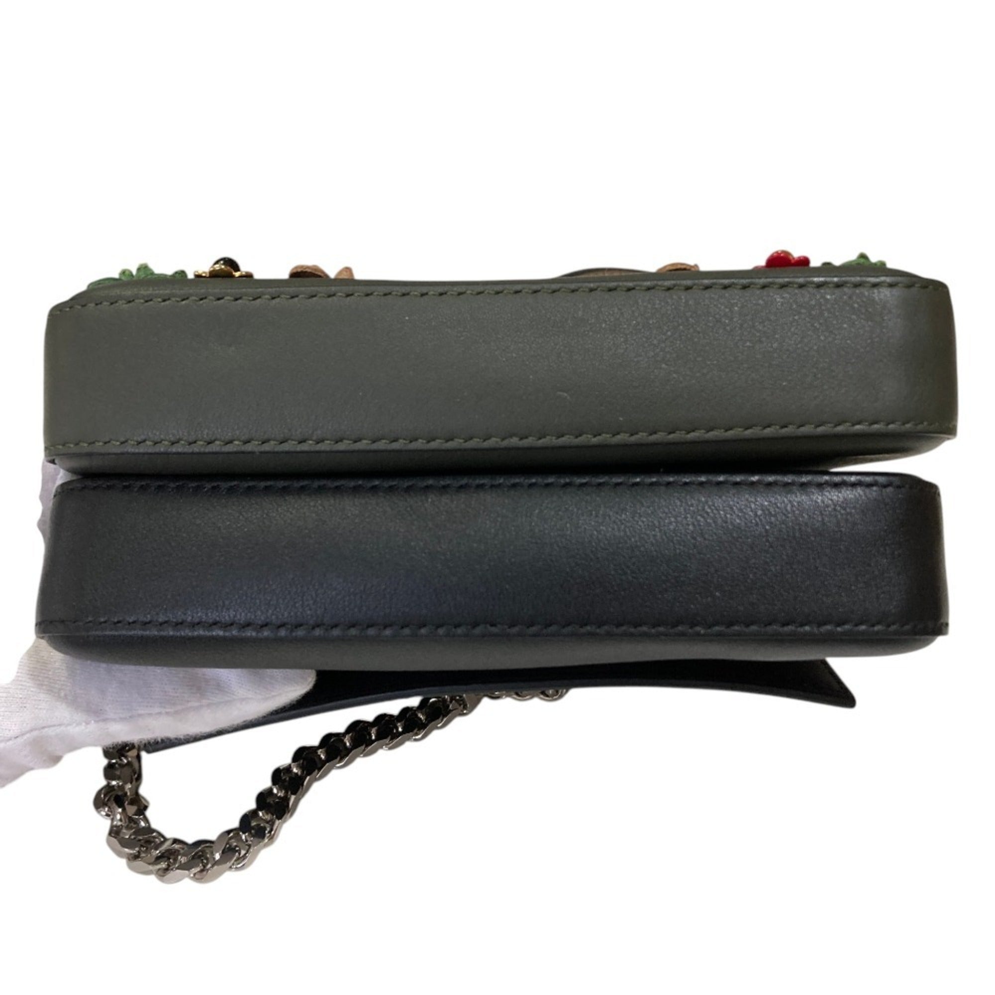 Fendi Khaki Shoulder Bag (Pre-Owned)