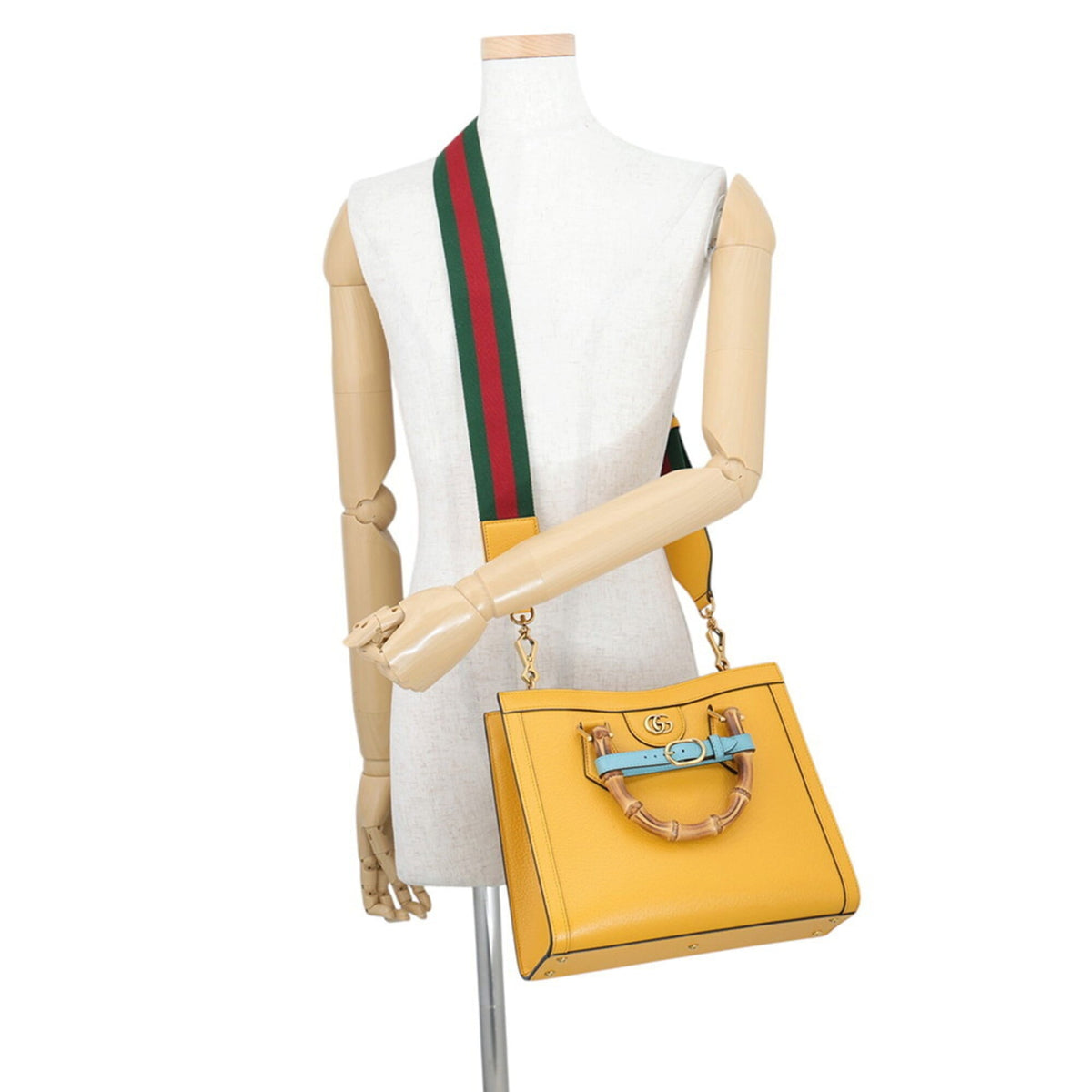 Gucci Yellow Leather Handbag (Pre-Owned)