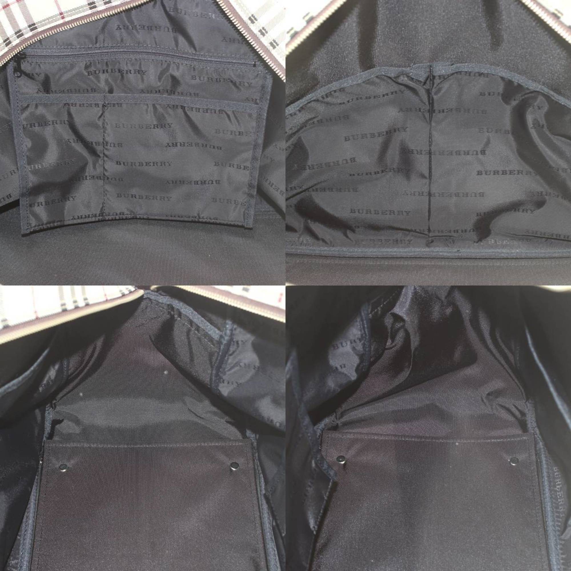 Burberry Beige Boston Bag (Pre-Owned)