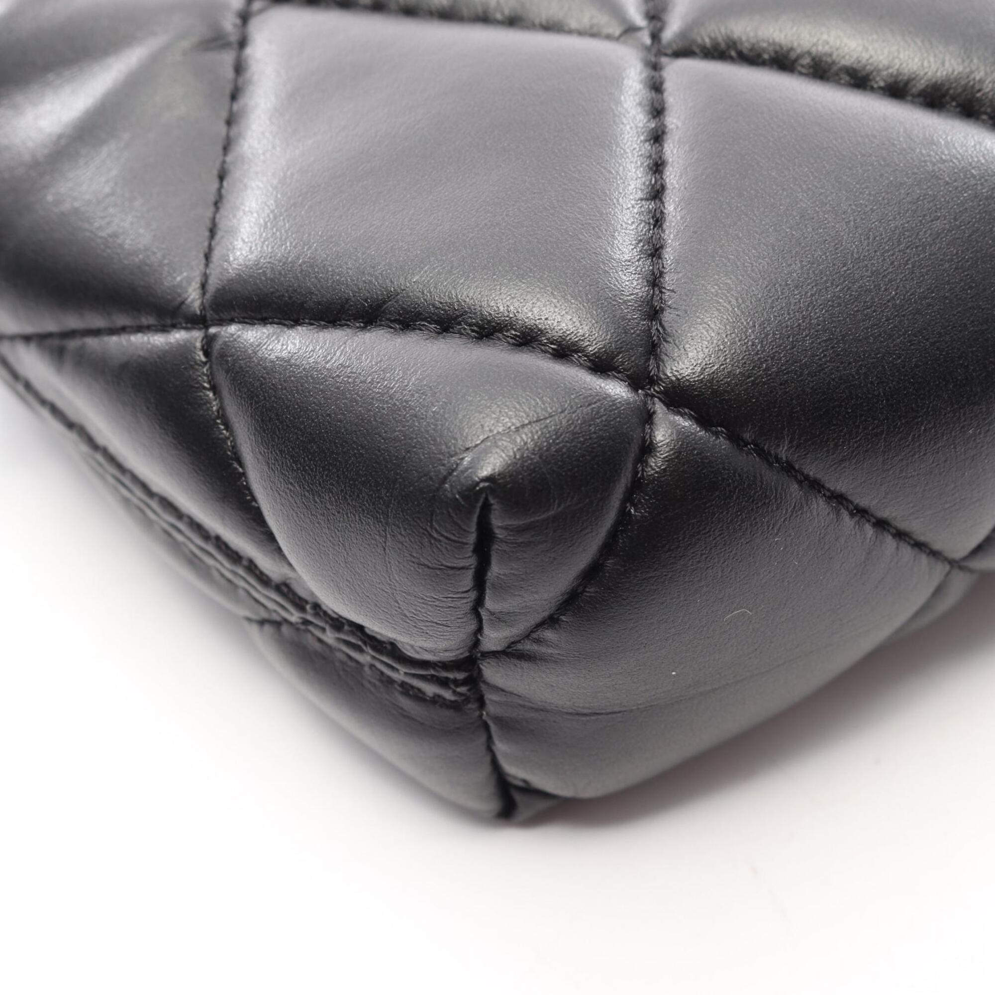 Balenciaga Black Leather Shoulder Bag (Pre-Owned)