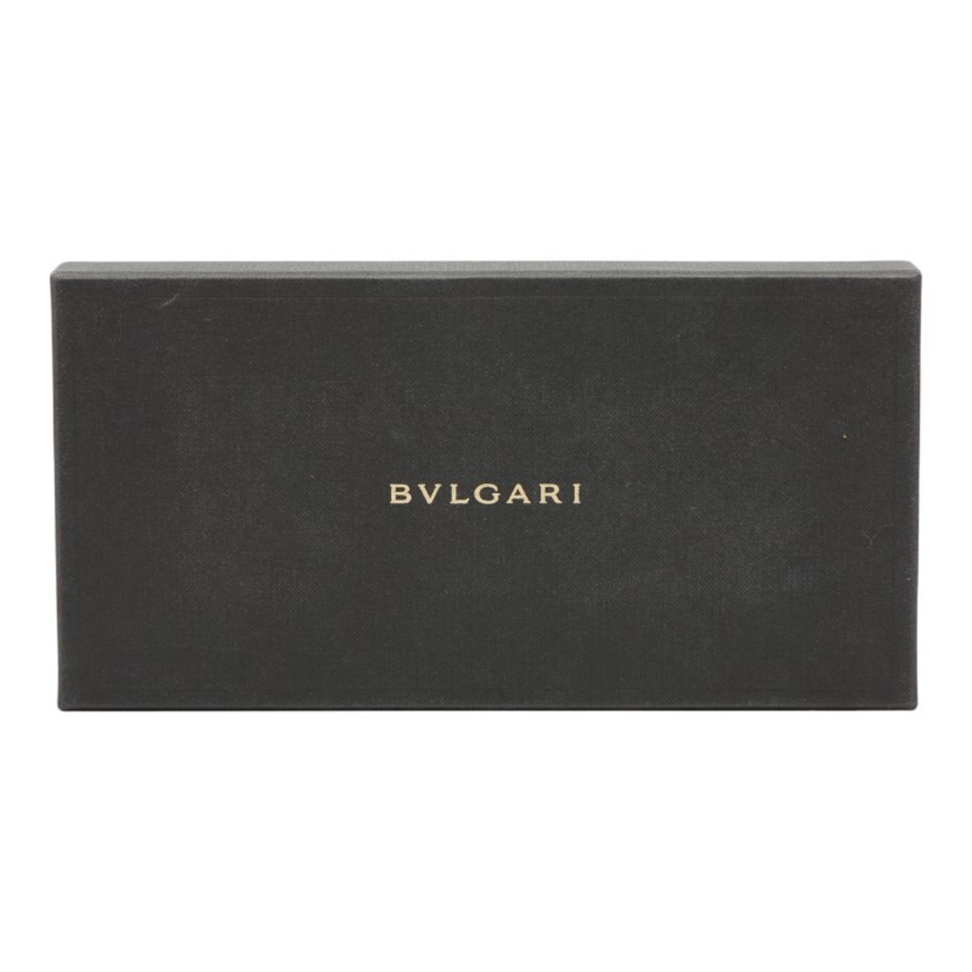 Bvlgari Pink Leather Long Wallet (Bi-Fold) (Pre-Owned)