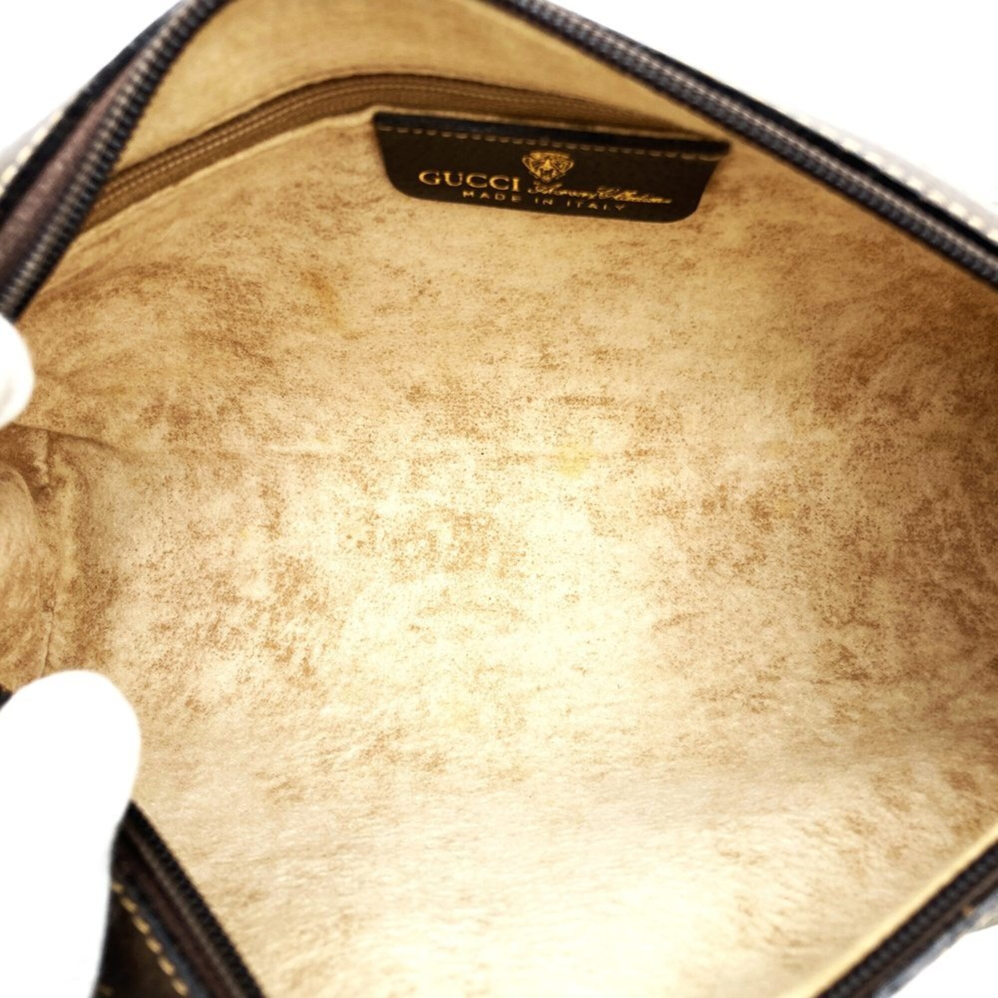 Gucci Brown Gg Supreme Canvas Shoulder Bag (Pre-Owned)