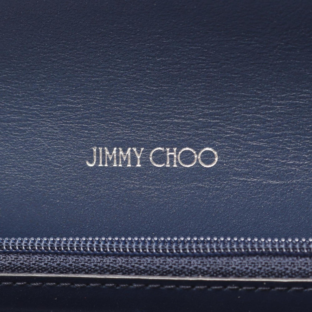 Jimmy Choo Navy Handbag Shoulder Bag (Pre-Owned)