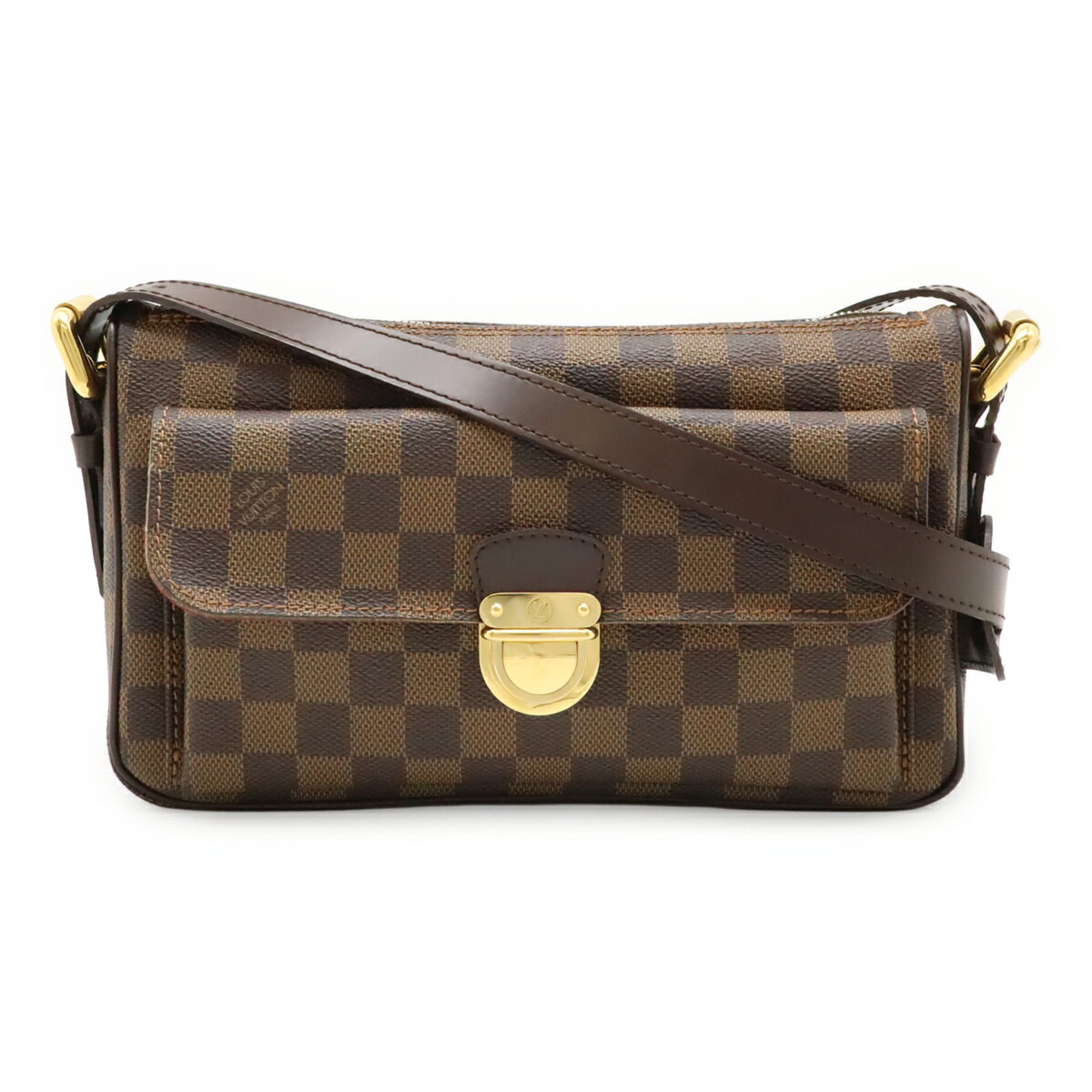 Louis Vuitton Brown Pvc Shoulder Bag (Pre-Owned)