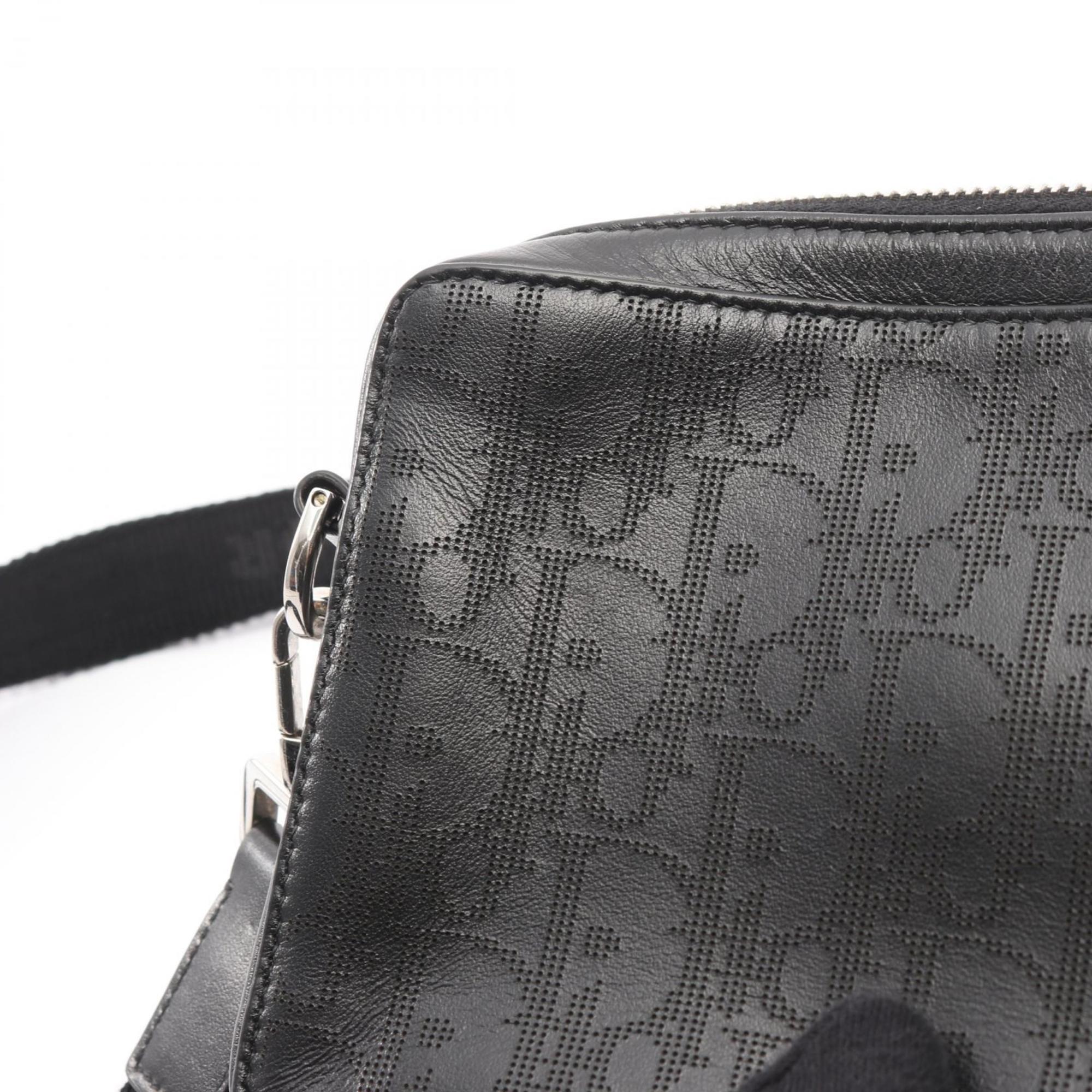 Christian Dior Black Leather Shoulder Bag (Pre-Owned)