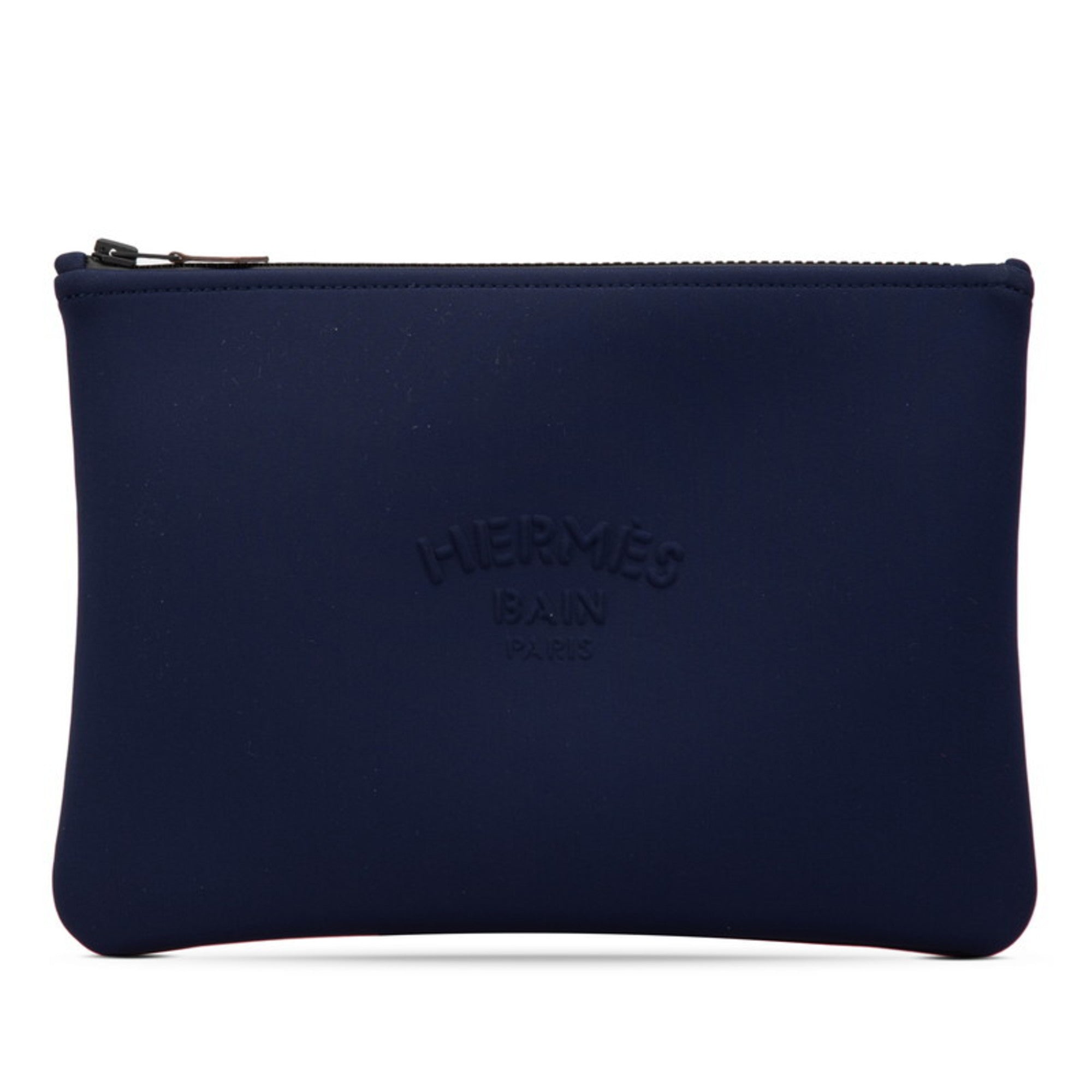 Hermes Navy Polyamide Pouch (Pre-Owned)