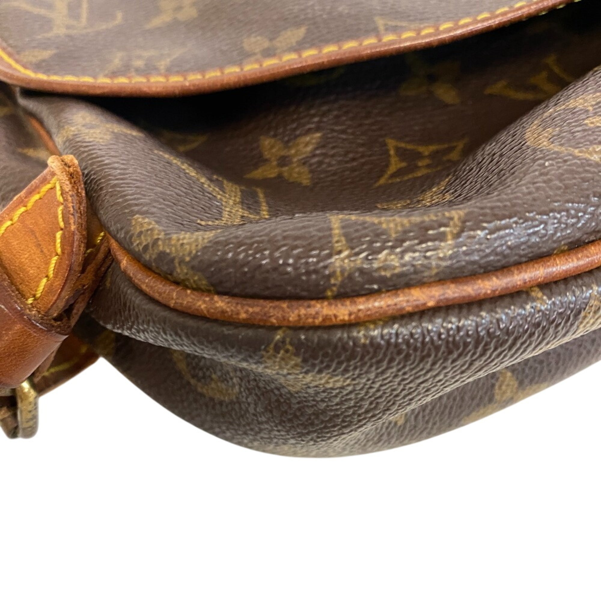 Louis Vuitton Brown Leather Shoulder Bag (Pre-Owned)