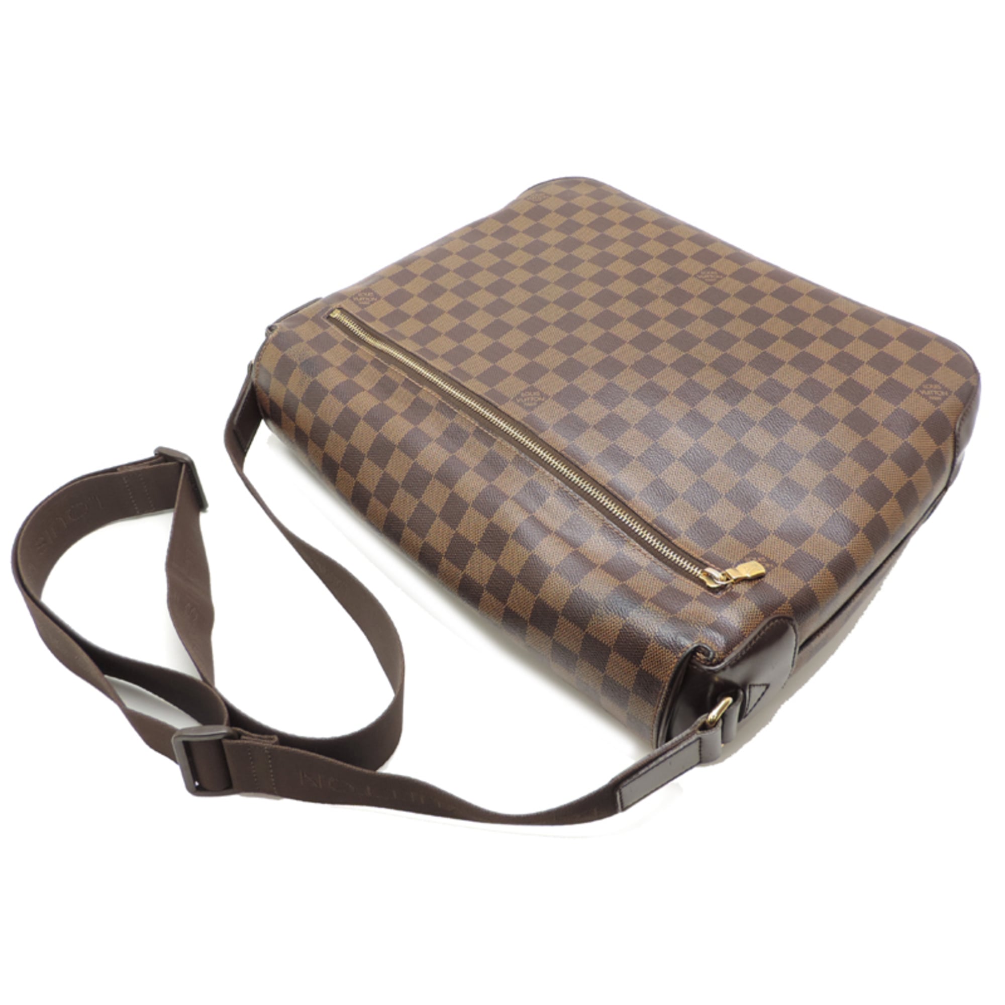 Louis Vuitton Brown Ebene Damier Canvas Shoulder Bag (Pre-Owned)