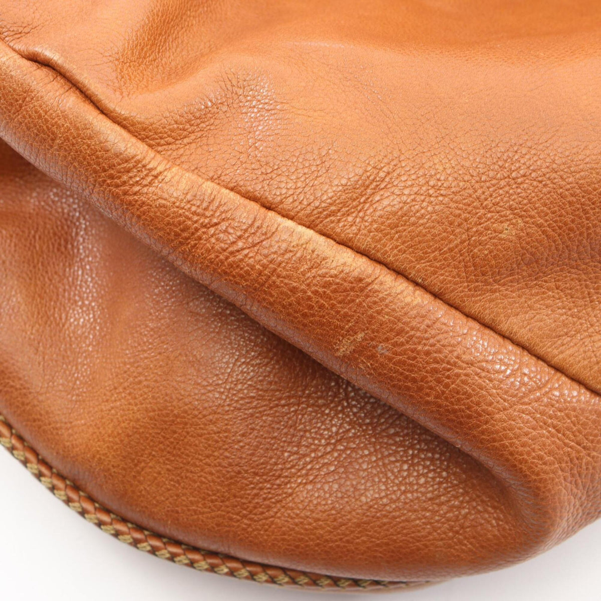 Gucci Brown Leather Handbag Shoulder Bag (Pre-Owned)