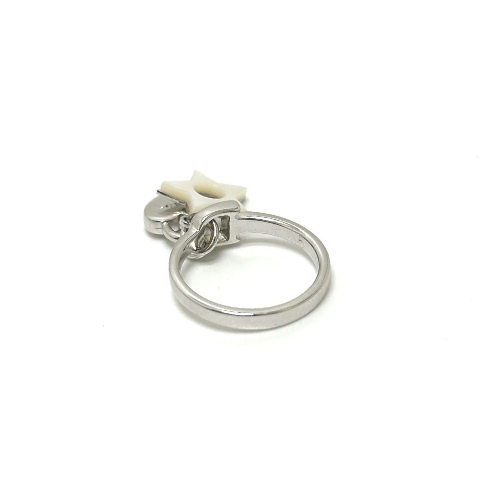 Christian Dior Silver Metal Band Ring (Pre-Owned)