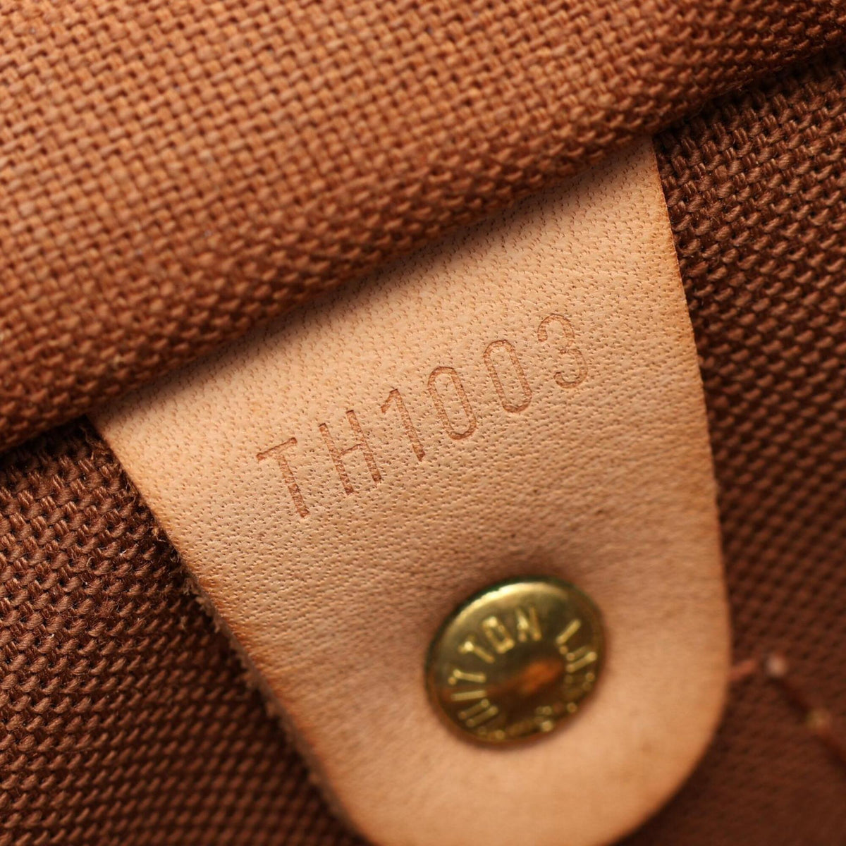 Louis Vuitton Monogram Brown Coated Canvas Leather Handbag (Pre-Owned)