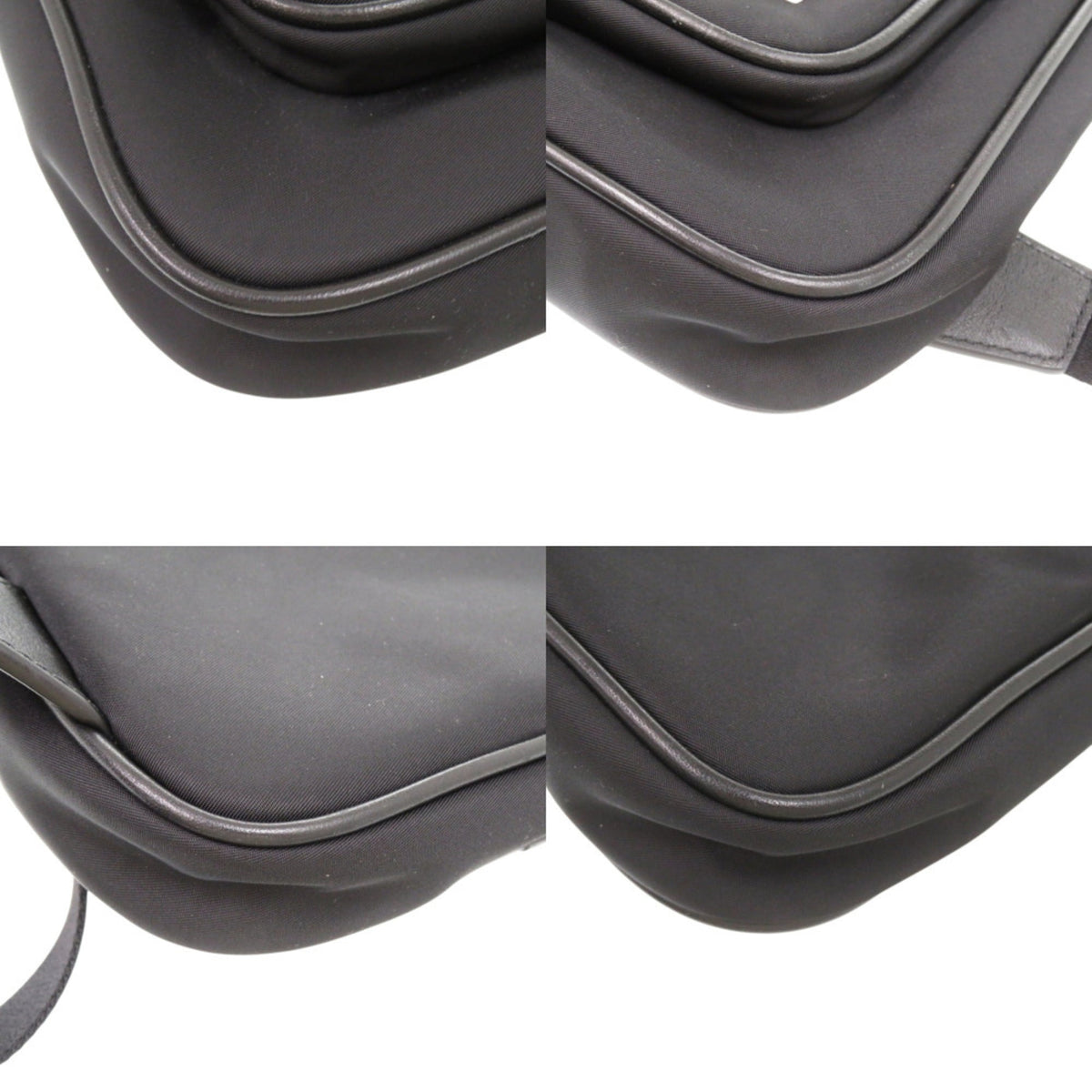 Burberry Black White Nylon Sling Bag (Pre-Owned)