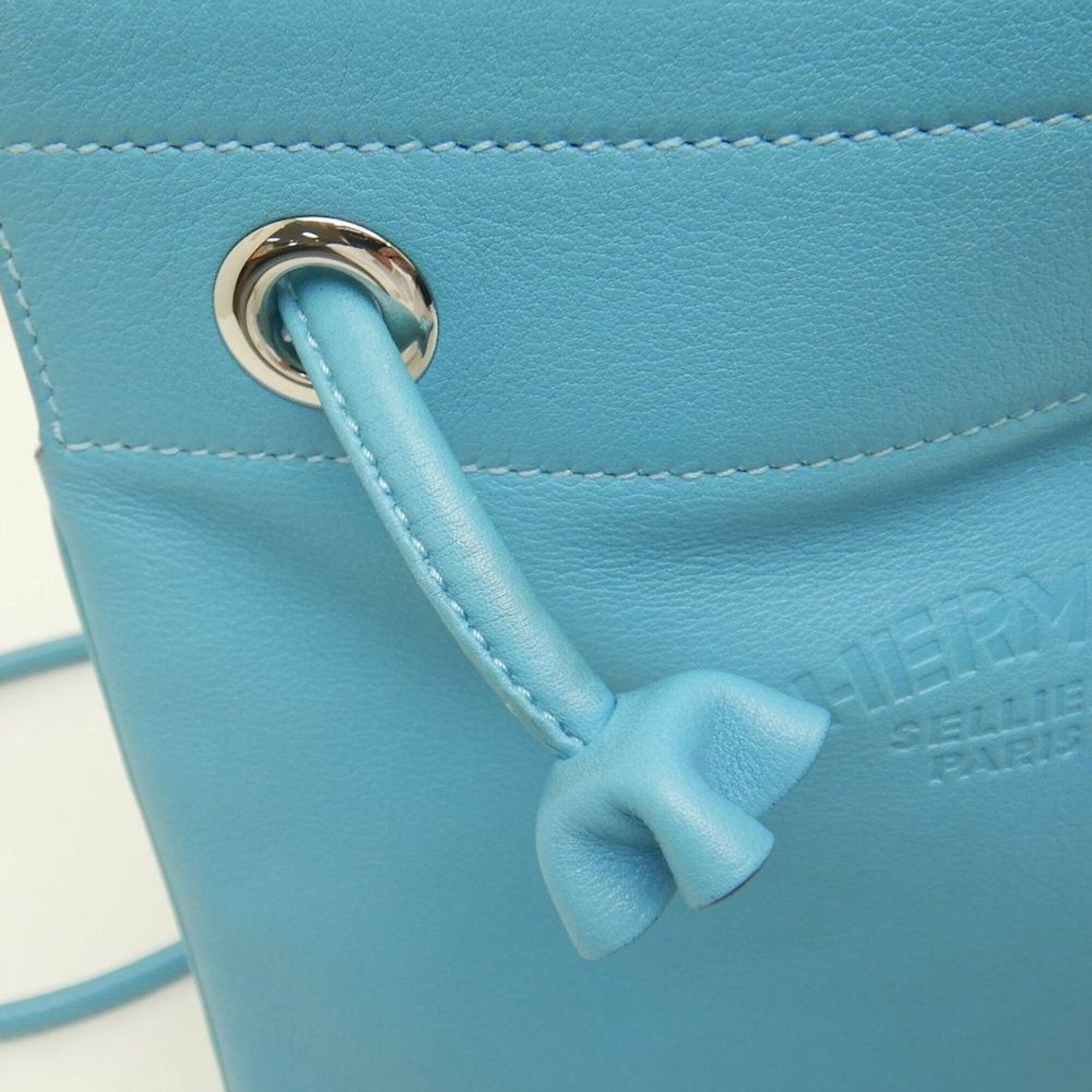 Hermes Silver Swift Leather Shoulder Bag (Pre-Owned)