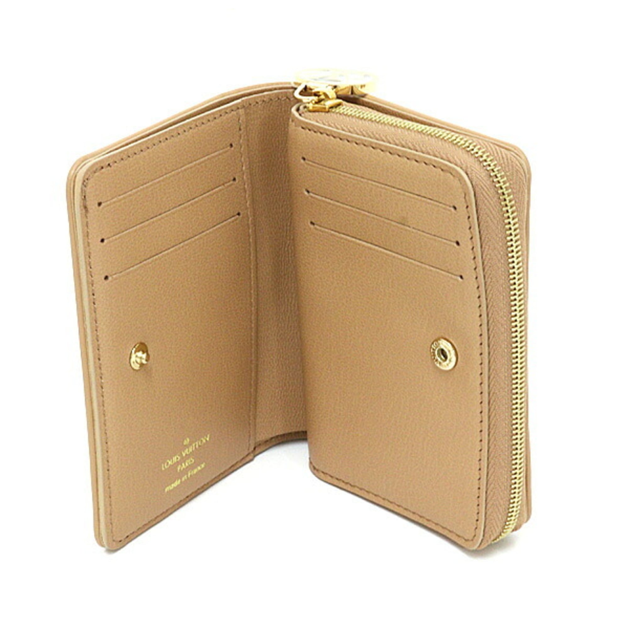 Louis Vuitton Camel Leather Wallet (Bi-Fold) (Pre-Owned)