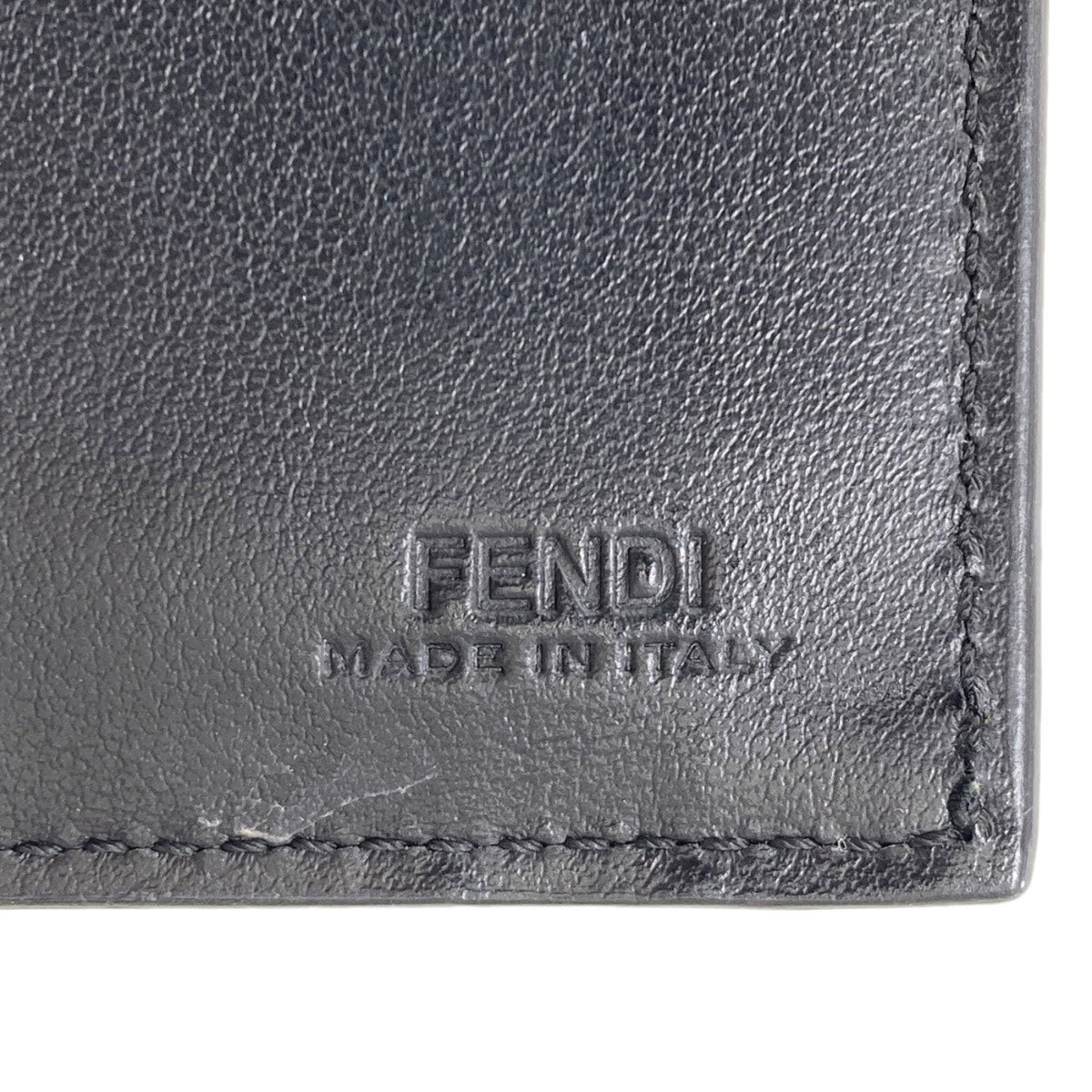 Fendi Black Leather Wallet (Bi-Fold) (Pre-Owned)
