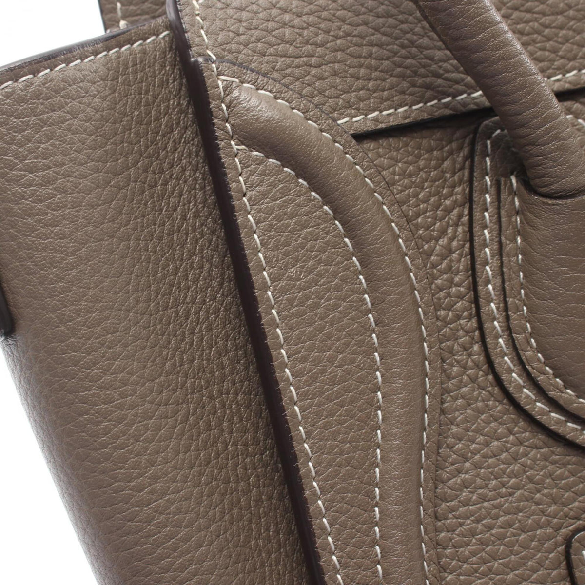 Celine Gray Leather Handbag (Pre-Owned)