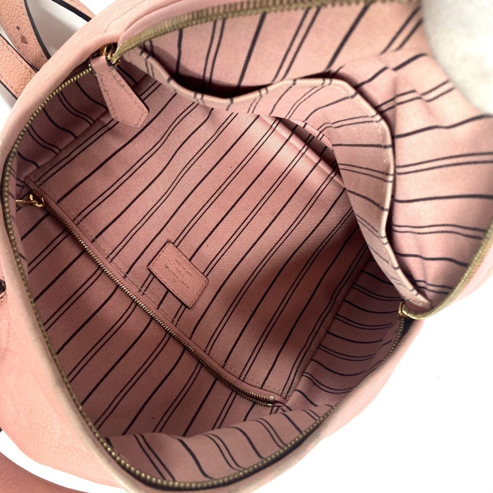 Louis Vuitton Galle Pink Monogram Empreinte Backpack (Pre-Owned)
