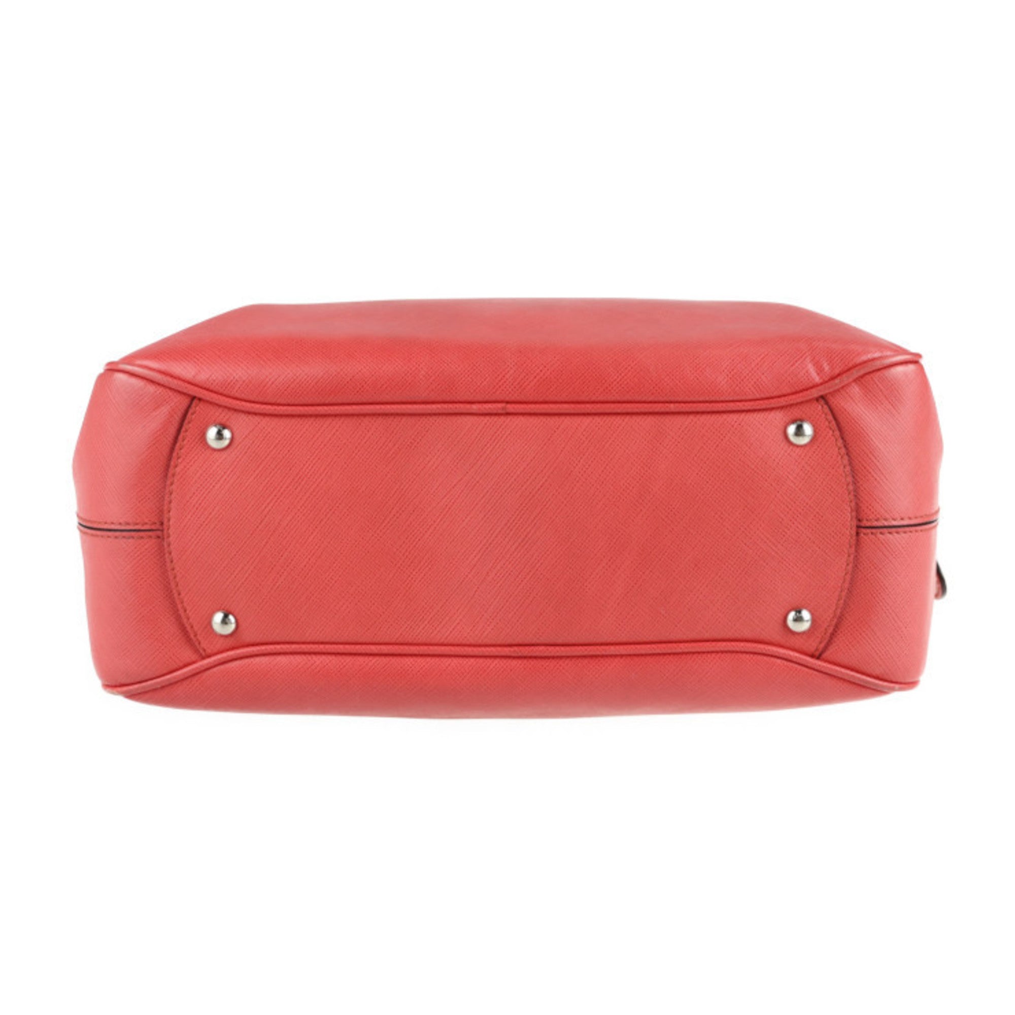 Salvatore Ferragamo Gancini Pink Leather Boston Bag Handbag Tote Bag (Pre-Owned)
